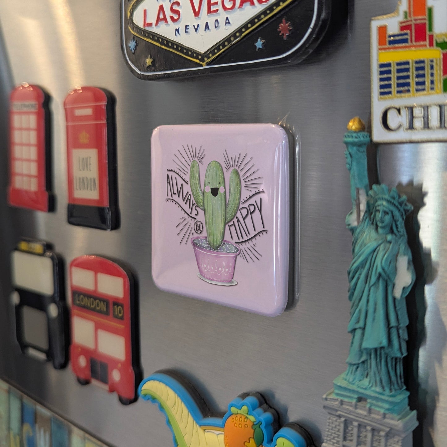 Always Be Happy Fridge Magnet - PhiloPerse