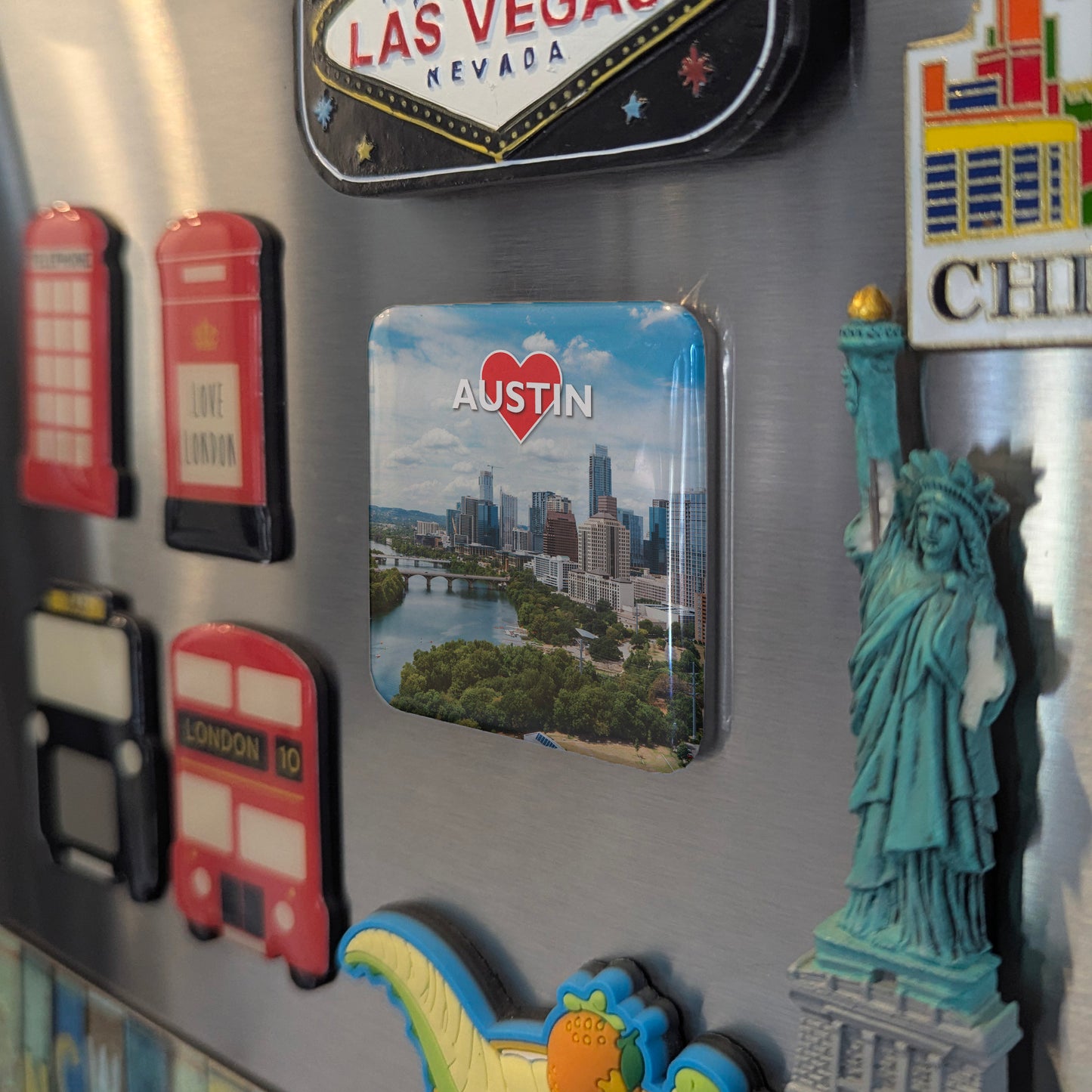Austin View Fridge Magnet - PhiloPerse