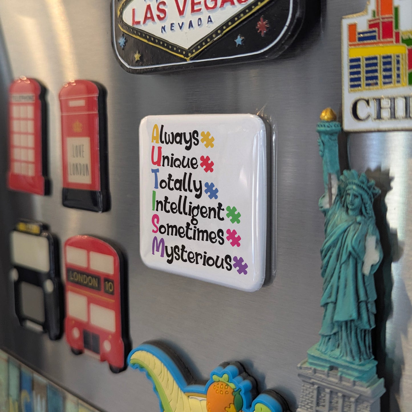 Autism stands for... Fridge Magnet - PhiloPerse
