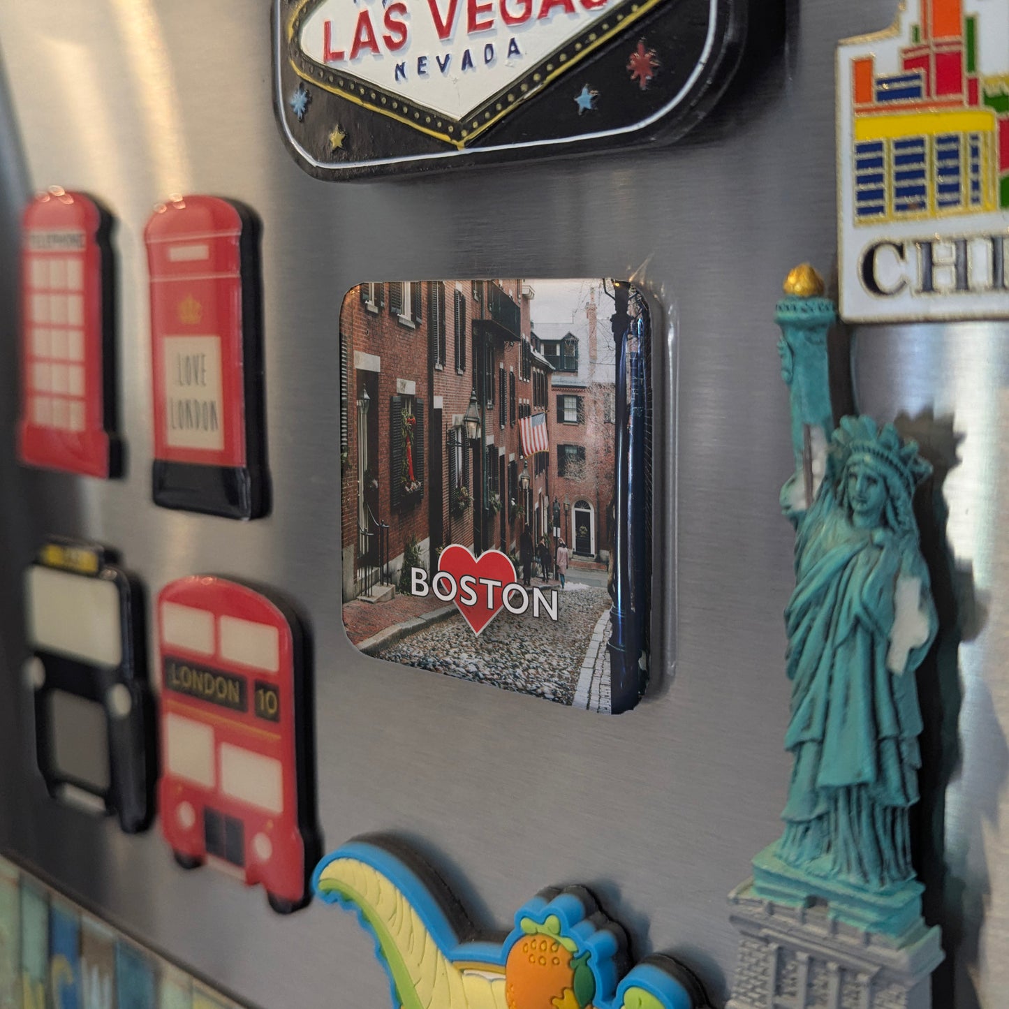 Boston Street Fridge Magnet - PhiloPerse