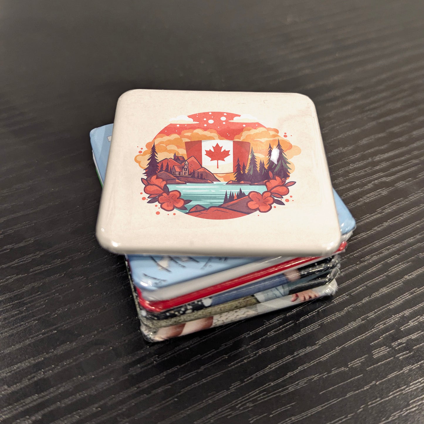 Canada Flag and Nature Fridge Magnet - PhiloPerse