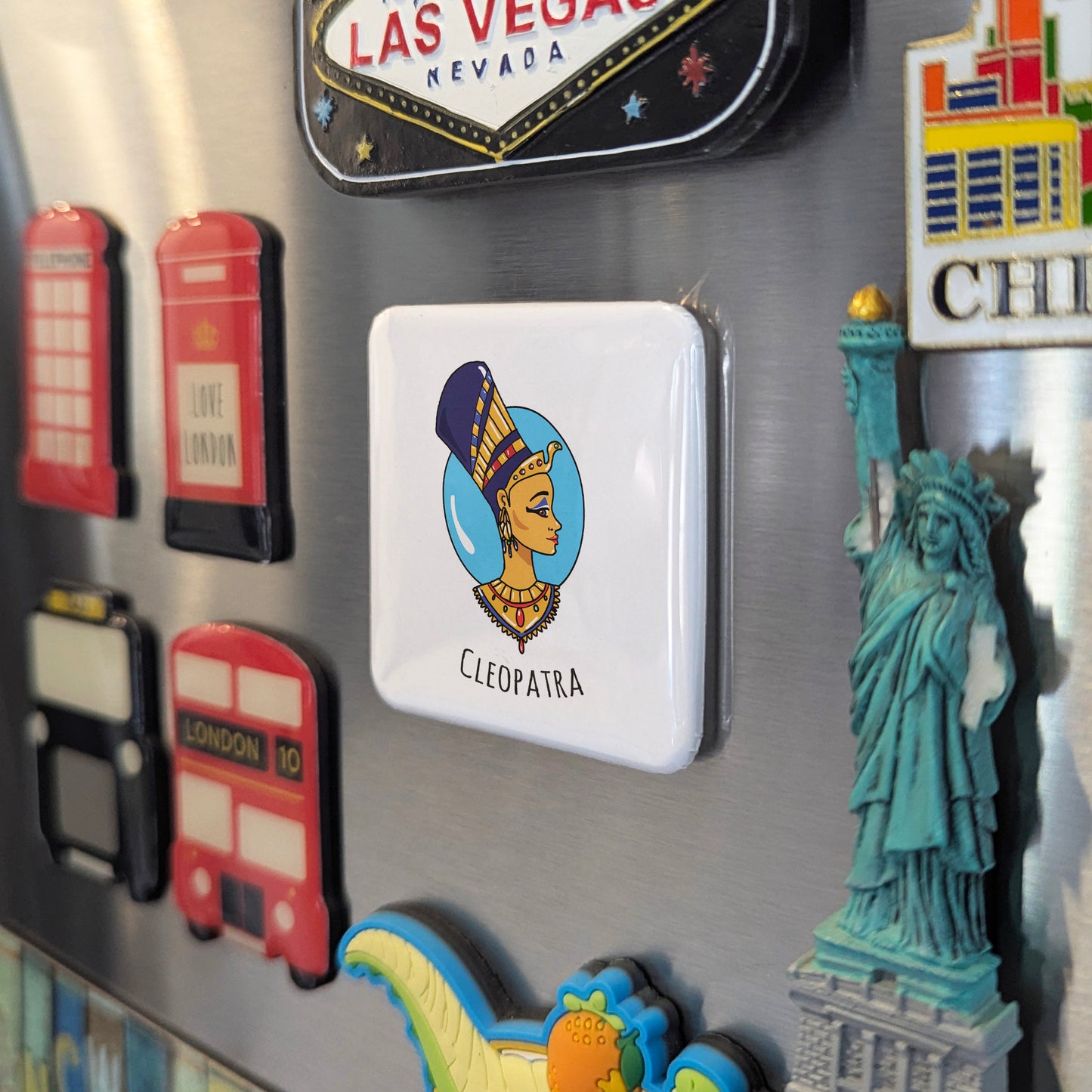 Cleopatra Head Fridge Magnet - PhiloPerse