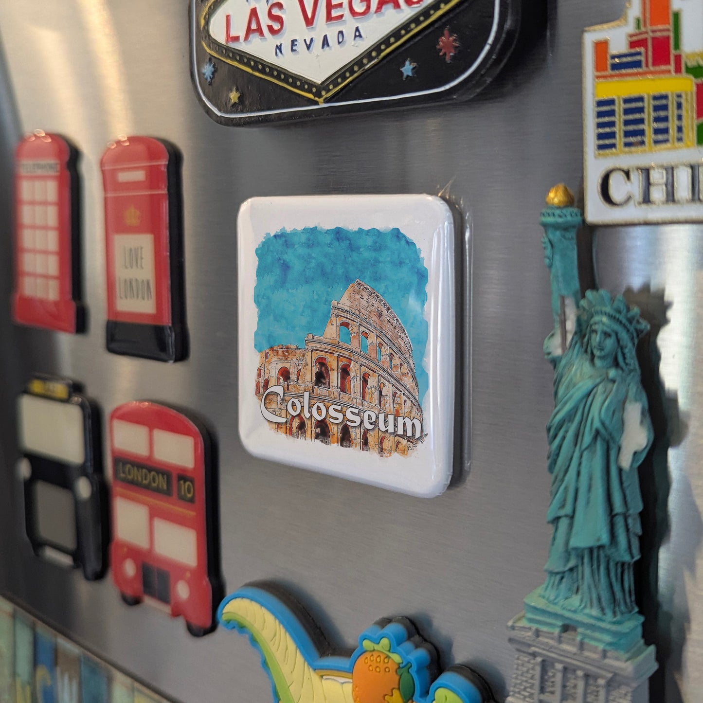 Colosseum in Rome Italy Fridge Magnet - PhiloPerse