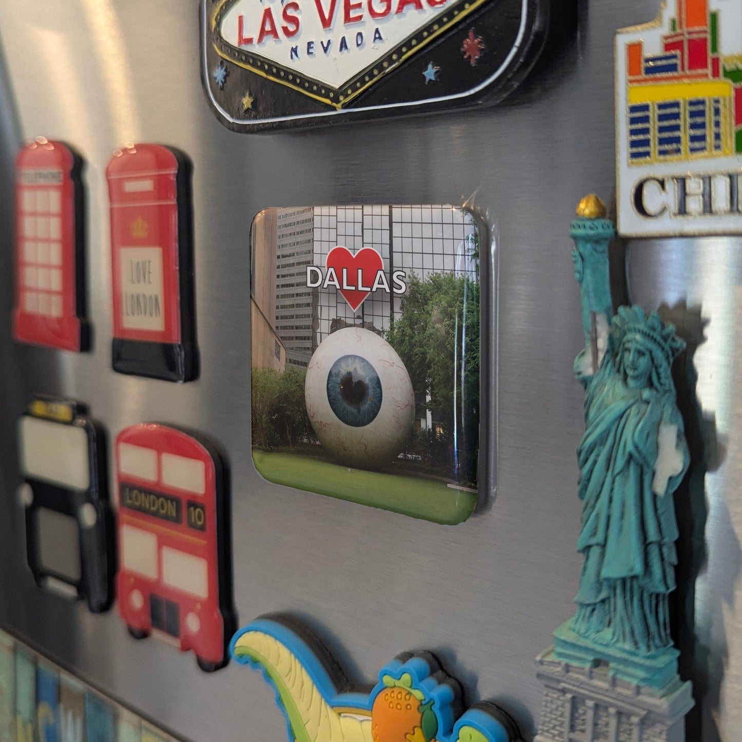 Dallas Eyeball Fridge Magnet - PhiloPerse
