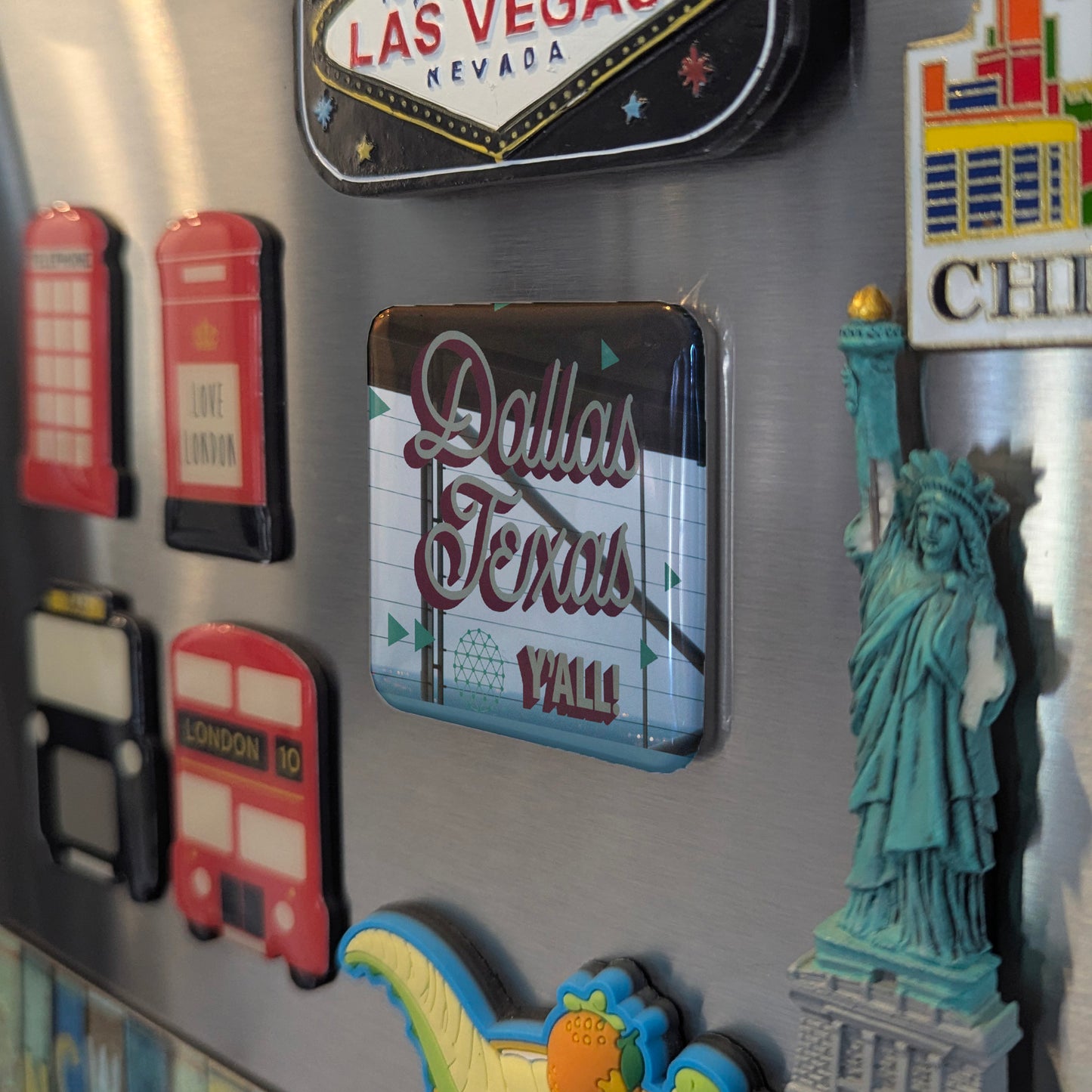 Dallas Texas Fridge Magnet - PhiloPerse