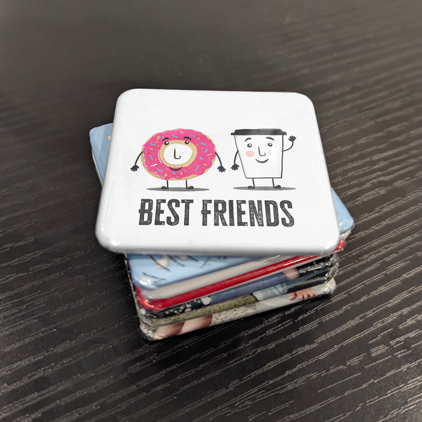 Donut & Coffee Best Friends Fridge Magnet - PhiloPerse