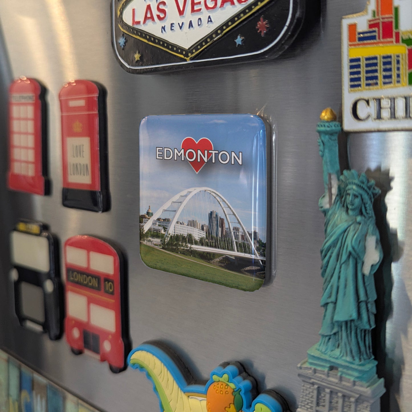 Edmonton Bridge Fridge Magnet - PhiloPerse