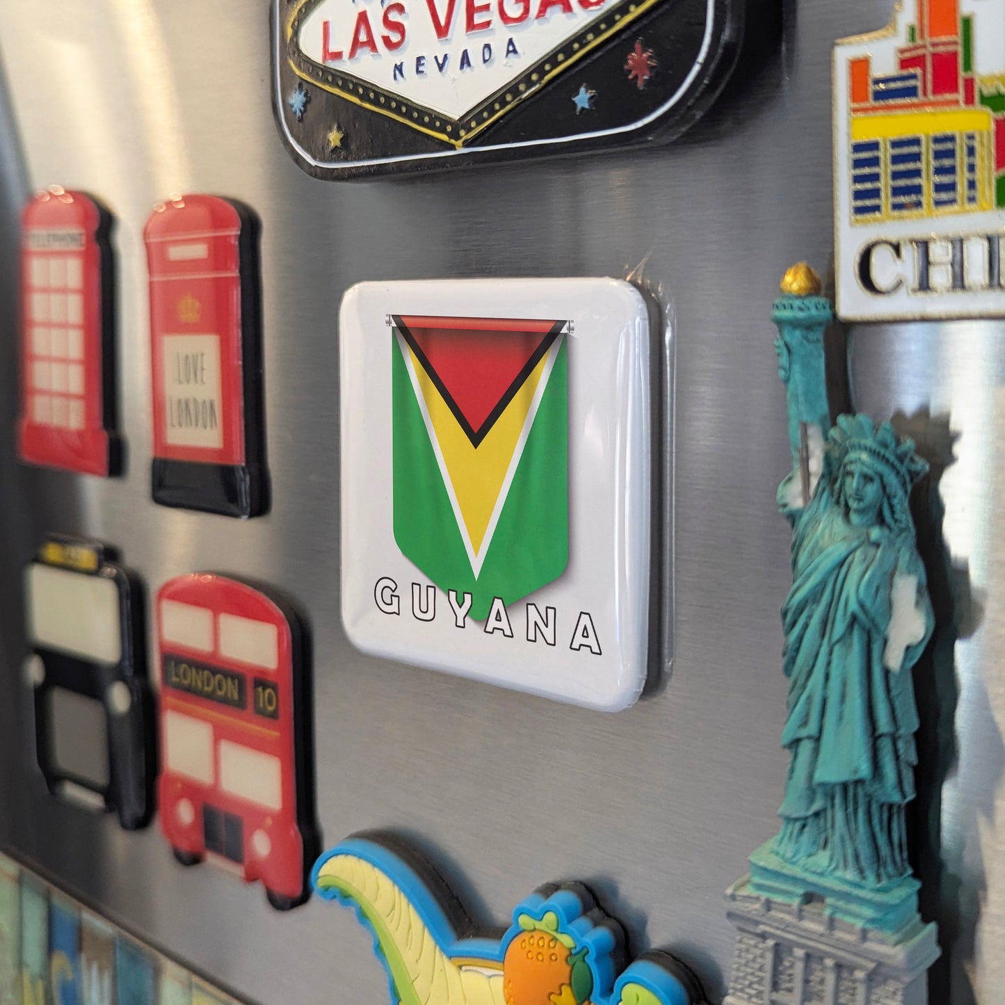 Guyana Fridge Magnet - PhiloPerse