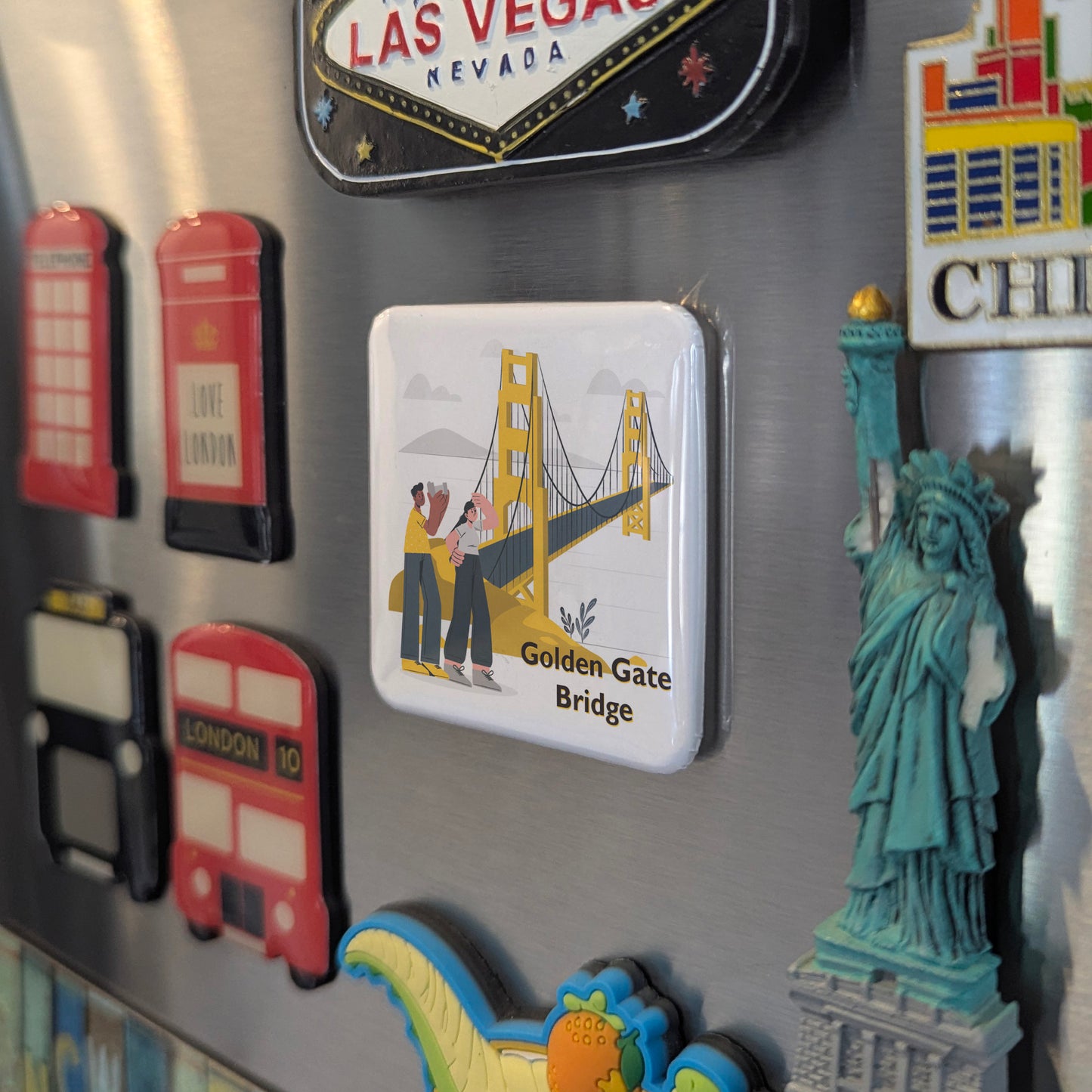Golden Gate Fridge Magnet - PhiloPerse