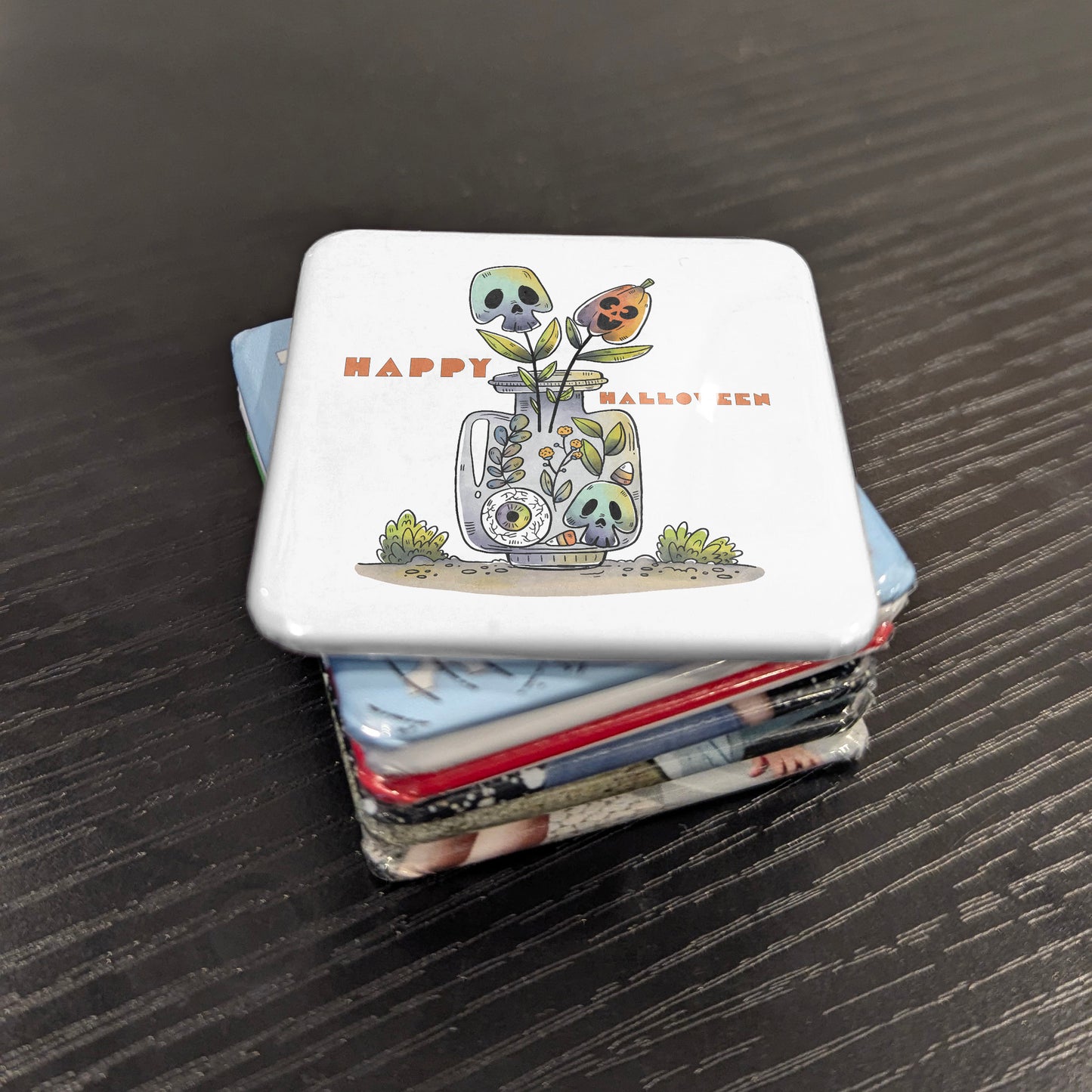 Happy Halloween V8 Fridge Magnet - PhiloPerse