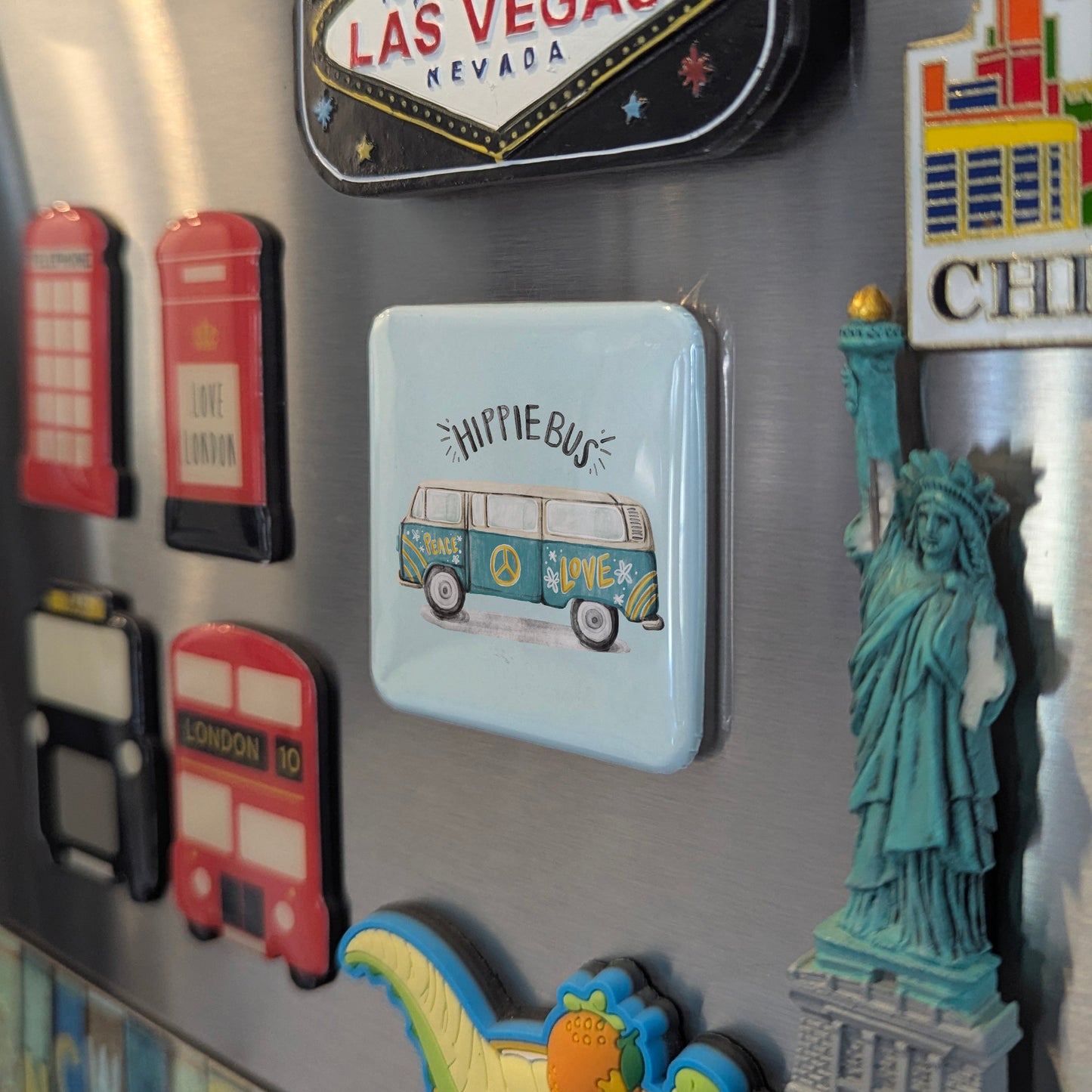 Hippie Bus Fridge Magnet - PhiloPerse