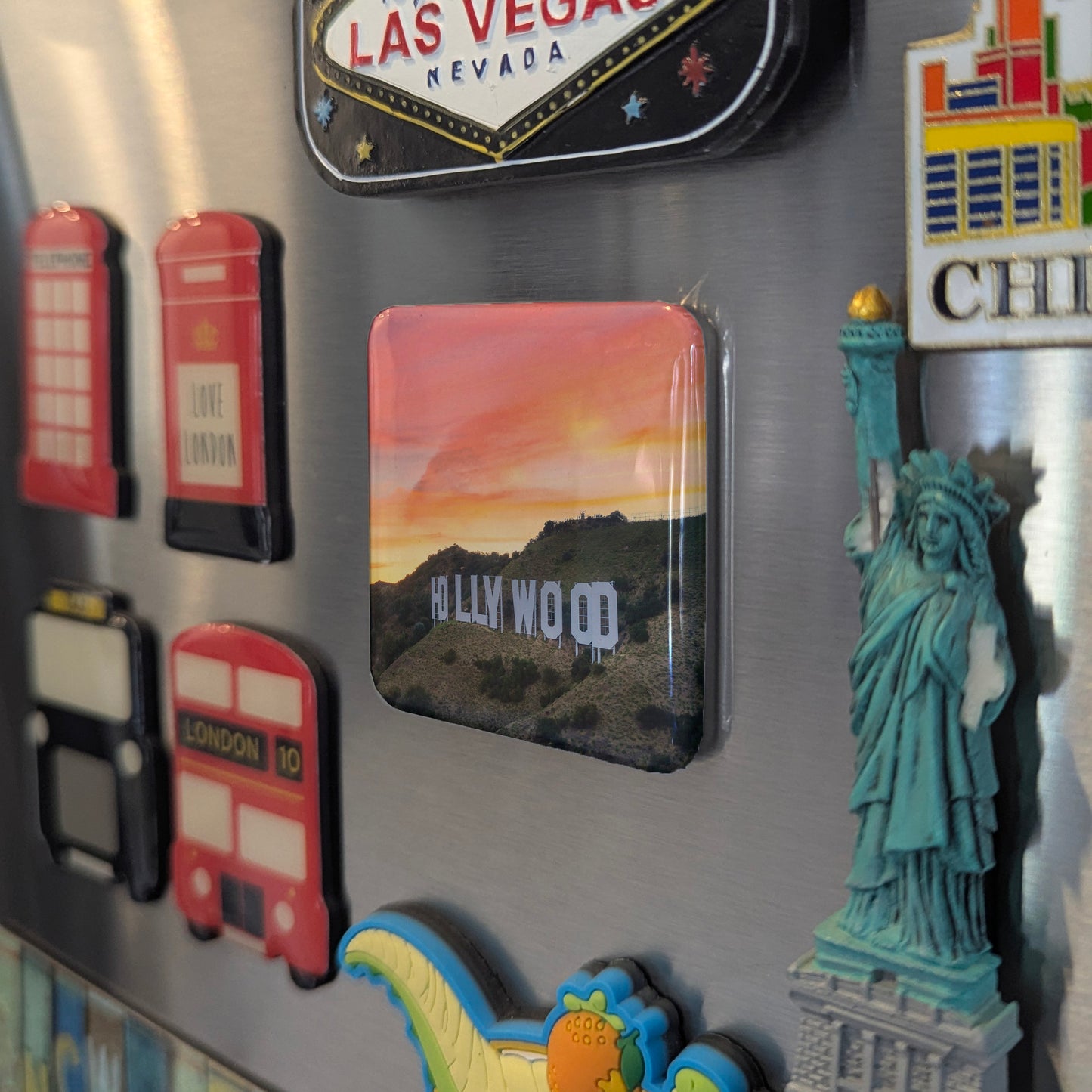Hollywood Mountain Fridge Magnet - PhiloPerse