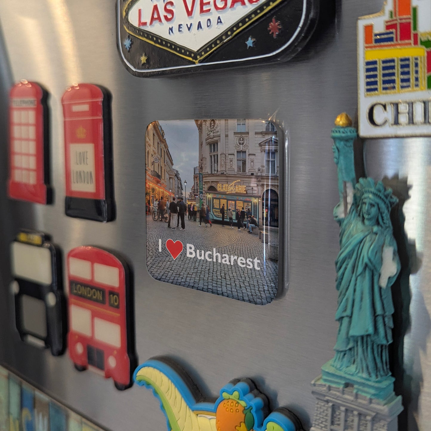 I Love Bucharest Fridge Magnet - PhiloPerse