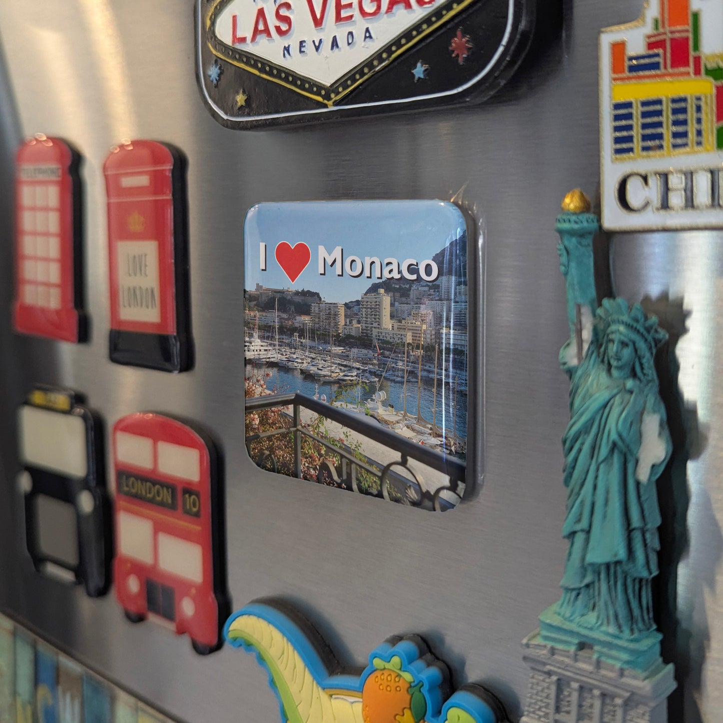 I Love Monaco View Fridge Magnet - PhiloPerse