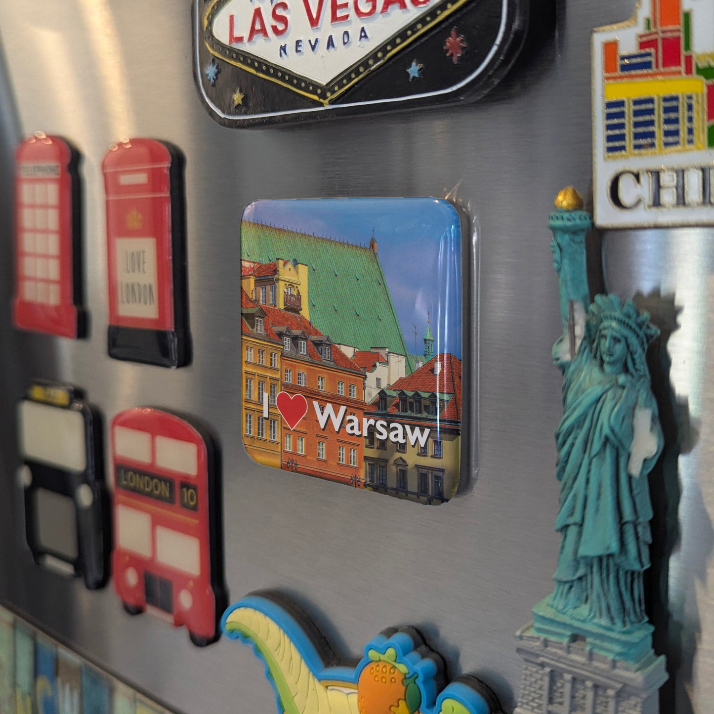 I Love Warsaw Fridge Magnet - PhiloPerse