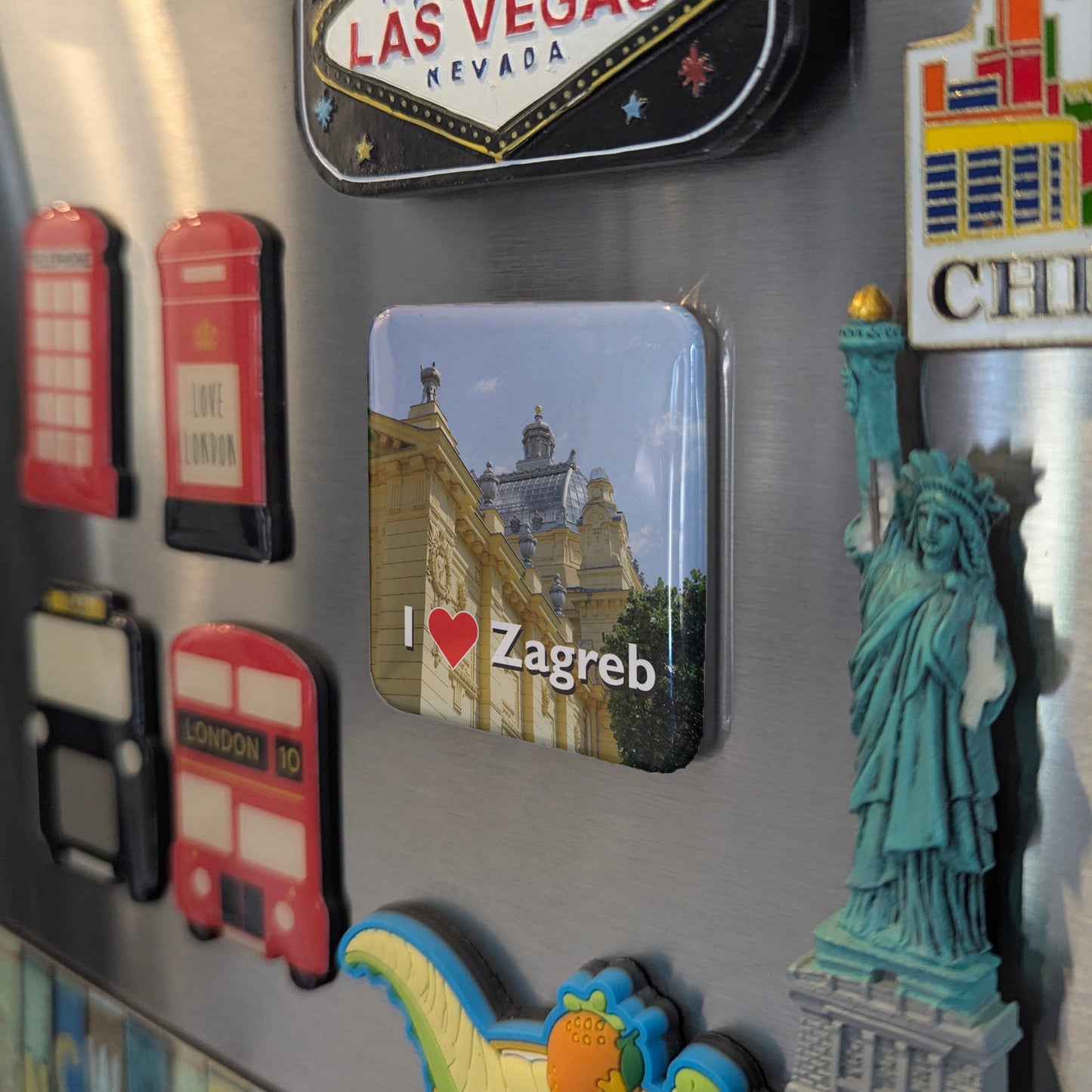 I Love Zagreb Fridge Magnet - PhiloPerse