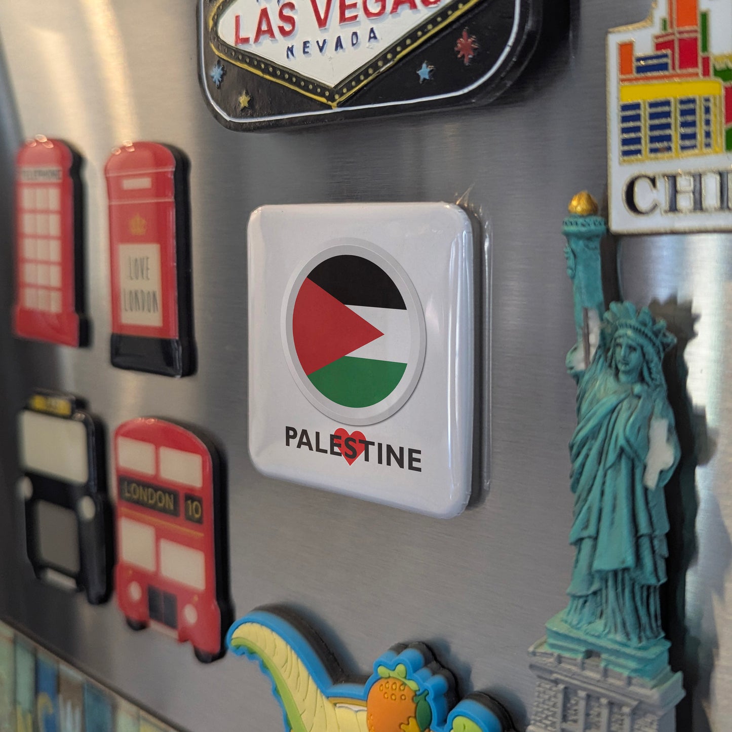 I Love Palestine Fridge Magnet - PhiloPerse