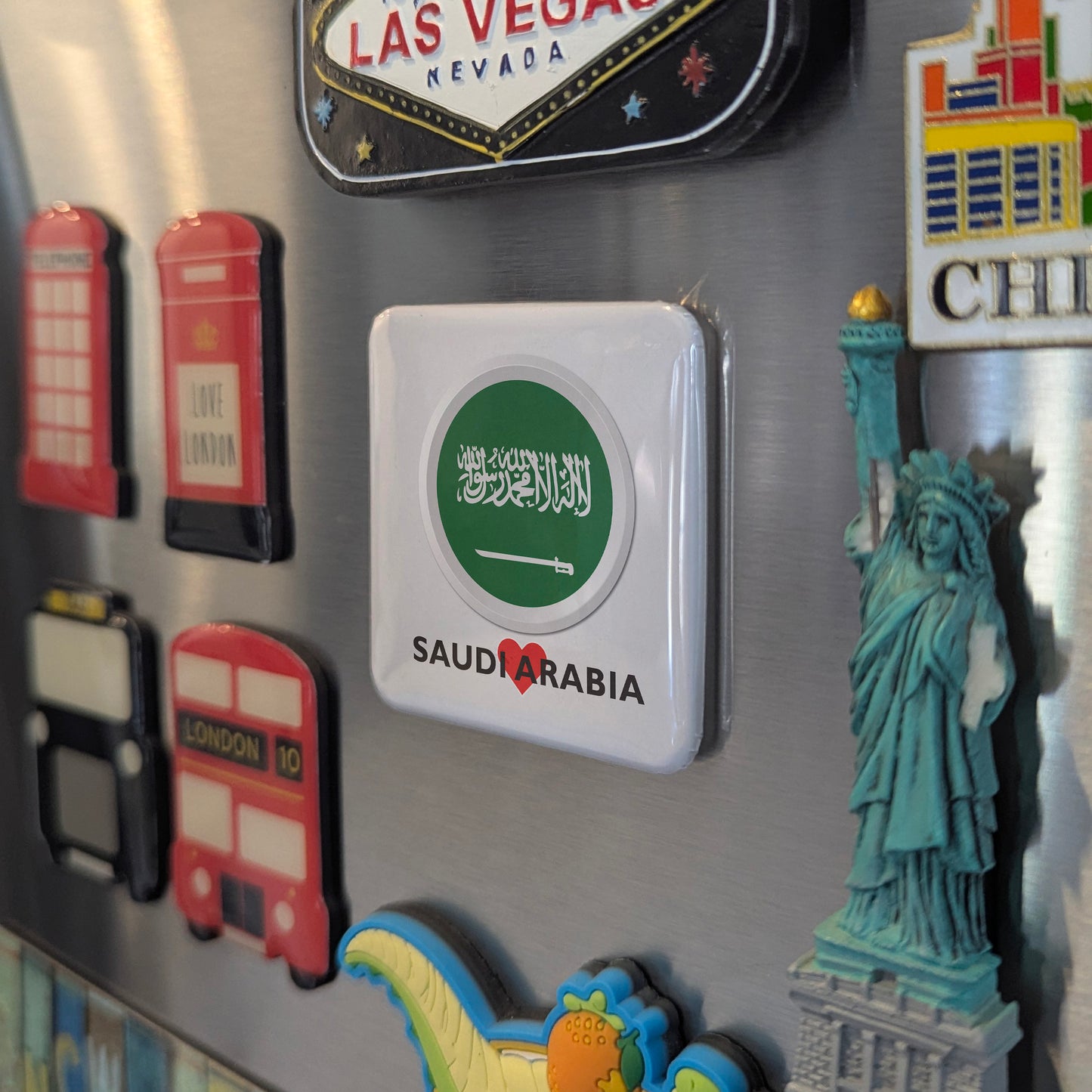 I Love Saudi Arabia Fridge Magnet - PhiloPerse