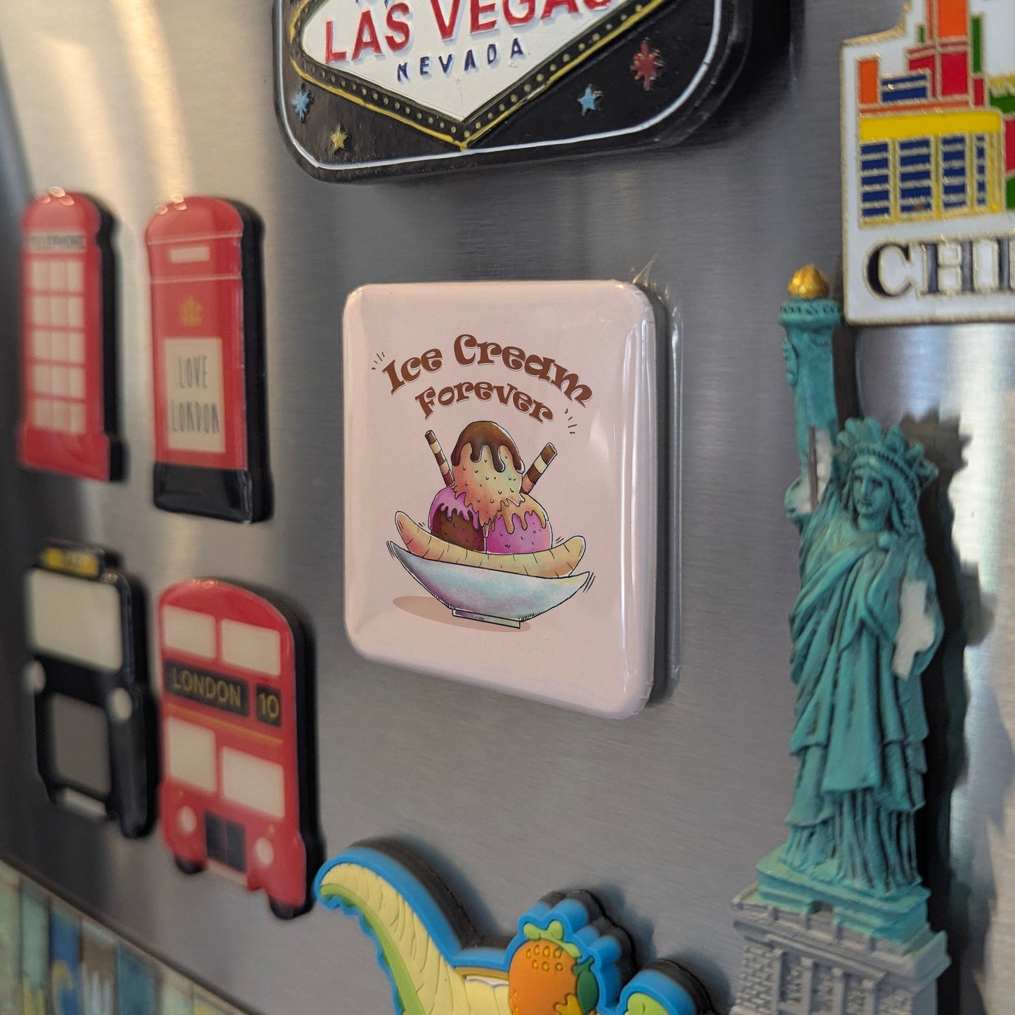 Ice Cream Forever Fridge Magnet - PhiloPerse