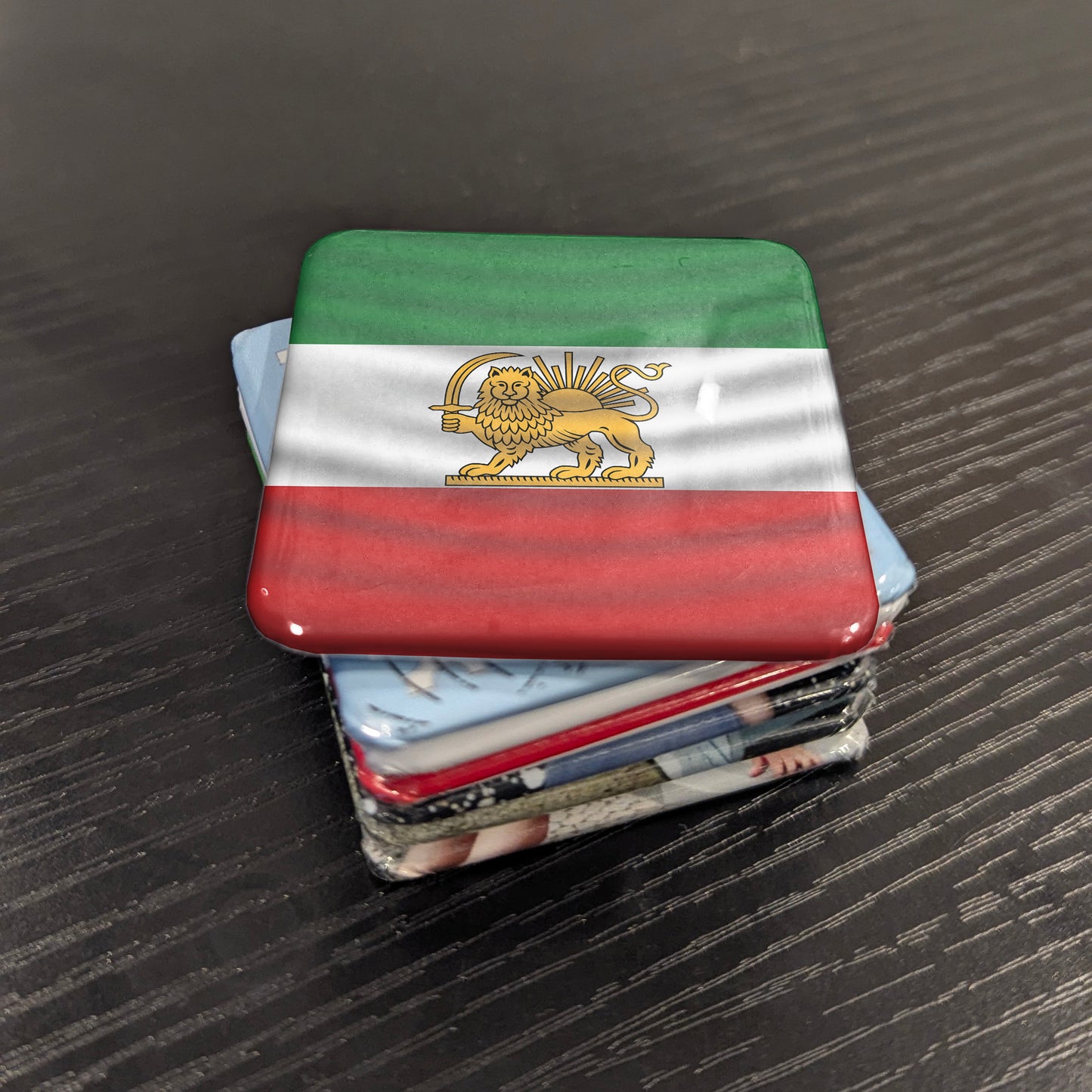 Imperial Flag of Iran Fridge Magnet - PhiloPerse