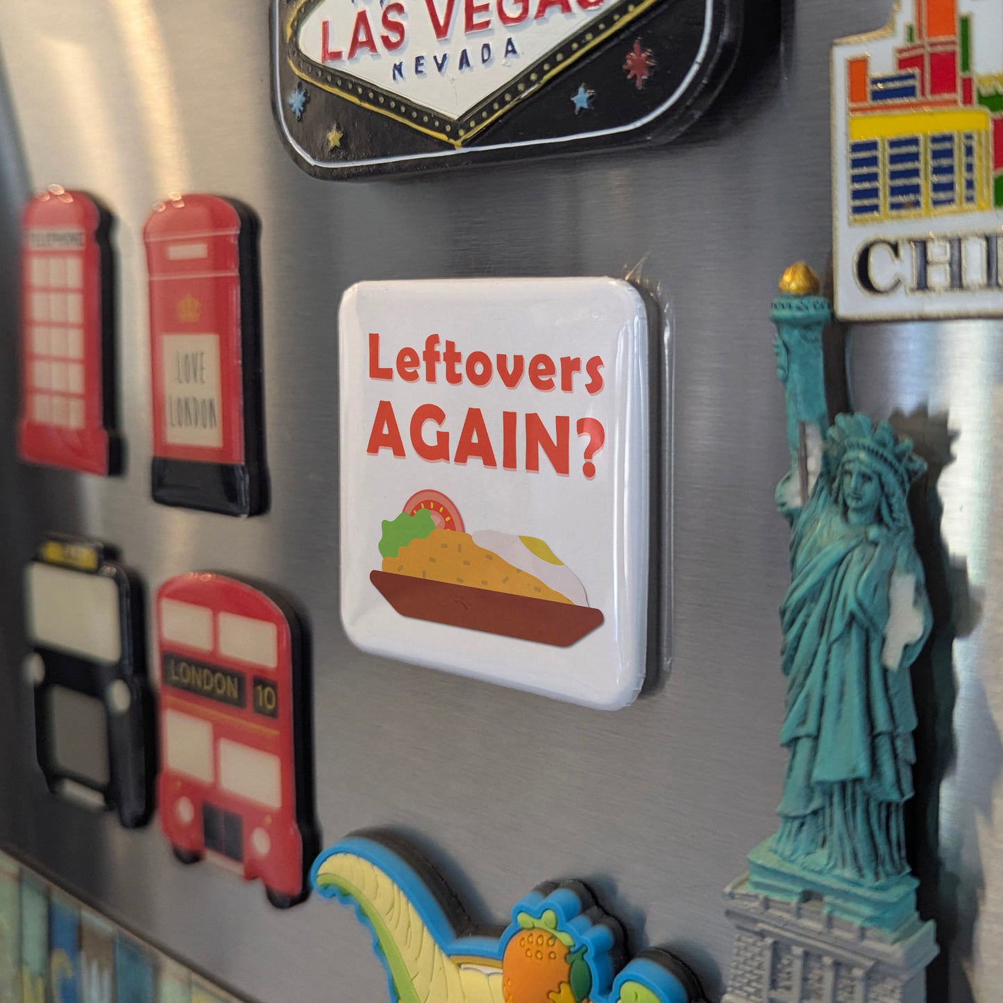Leftovers Again? Fridge Magnet - PhiloPerse