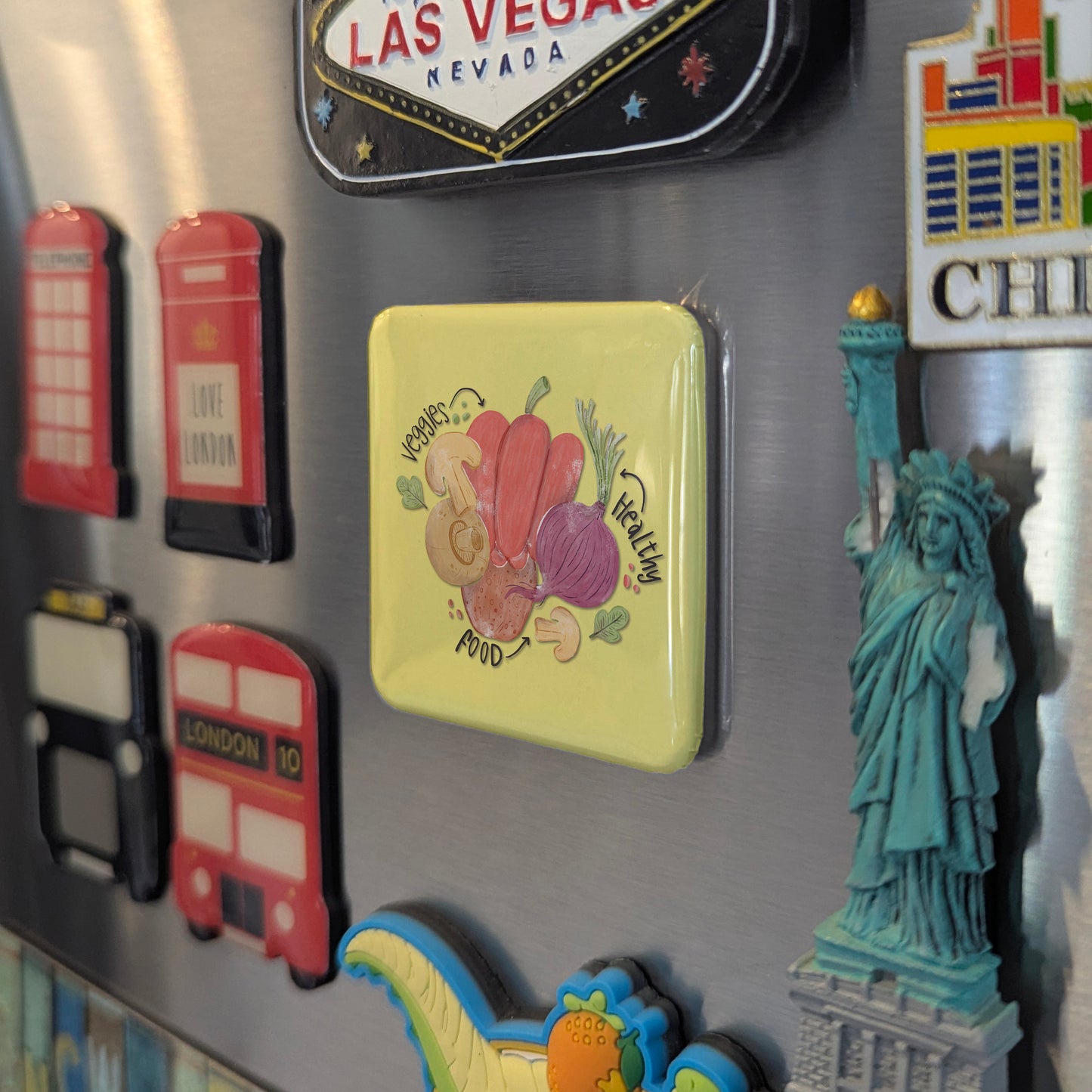 Love Veggies V.2 Fridge Magnet - PhiloPerse