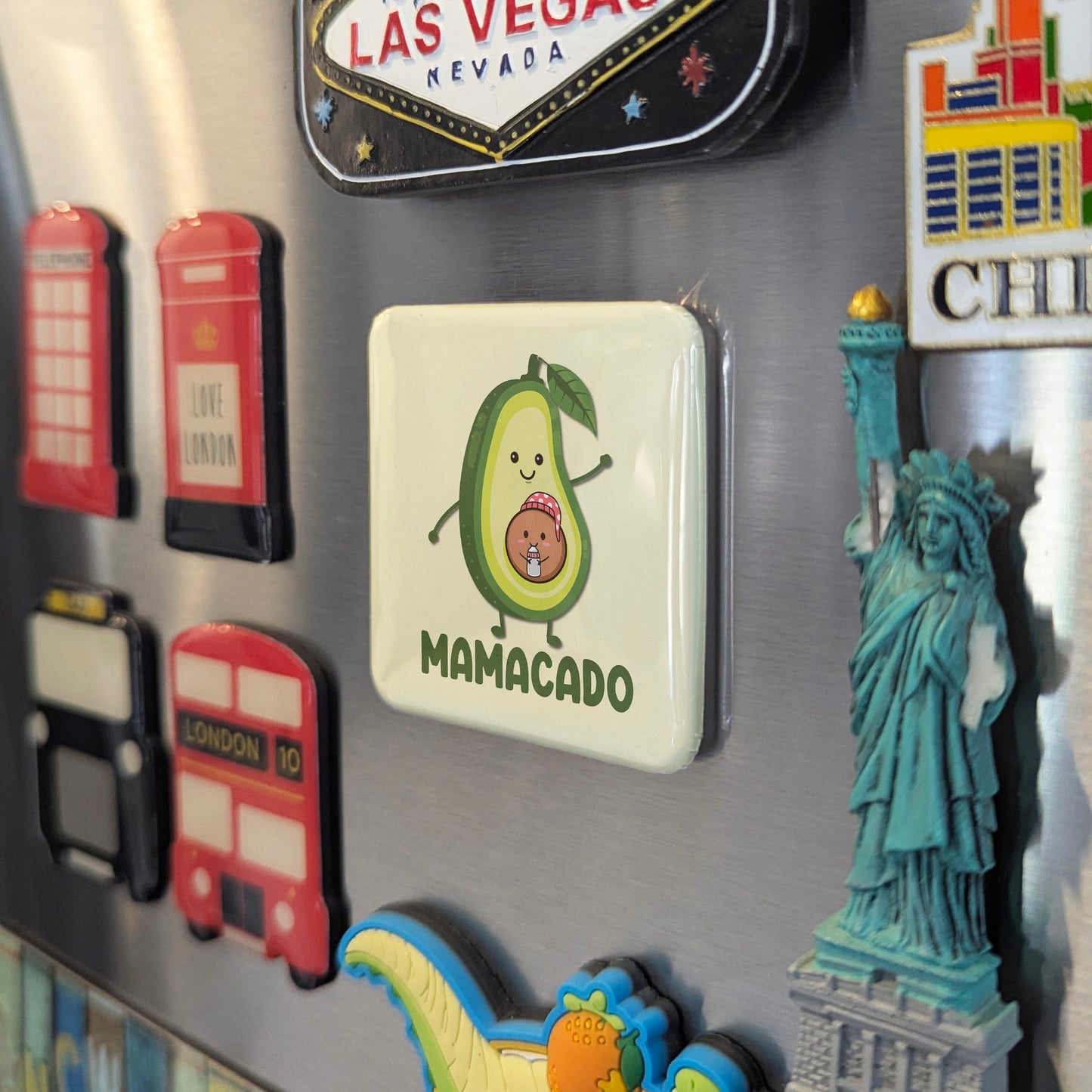 Mamacado Baby in Belly Fridge Magnet - PhiloPerse