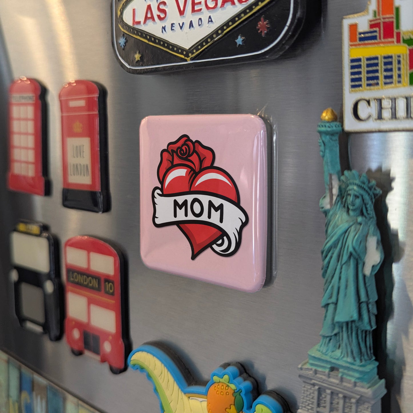 Mom Tattoo Fridge Magnet - PhiloPerse