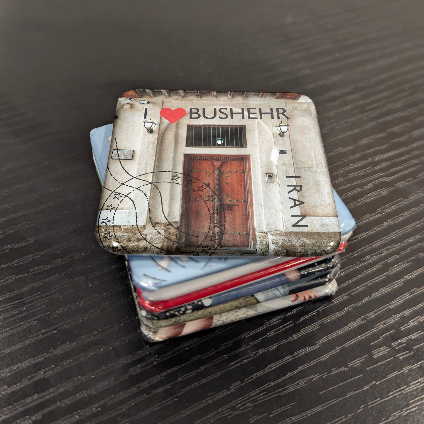 Aimant de réfrigérateur J'aime Boushehr