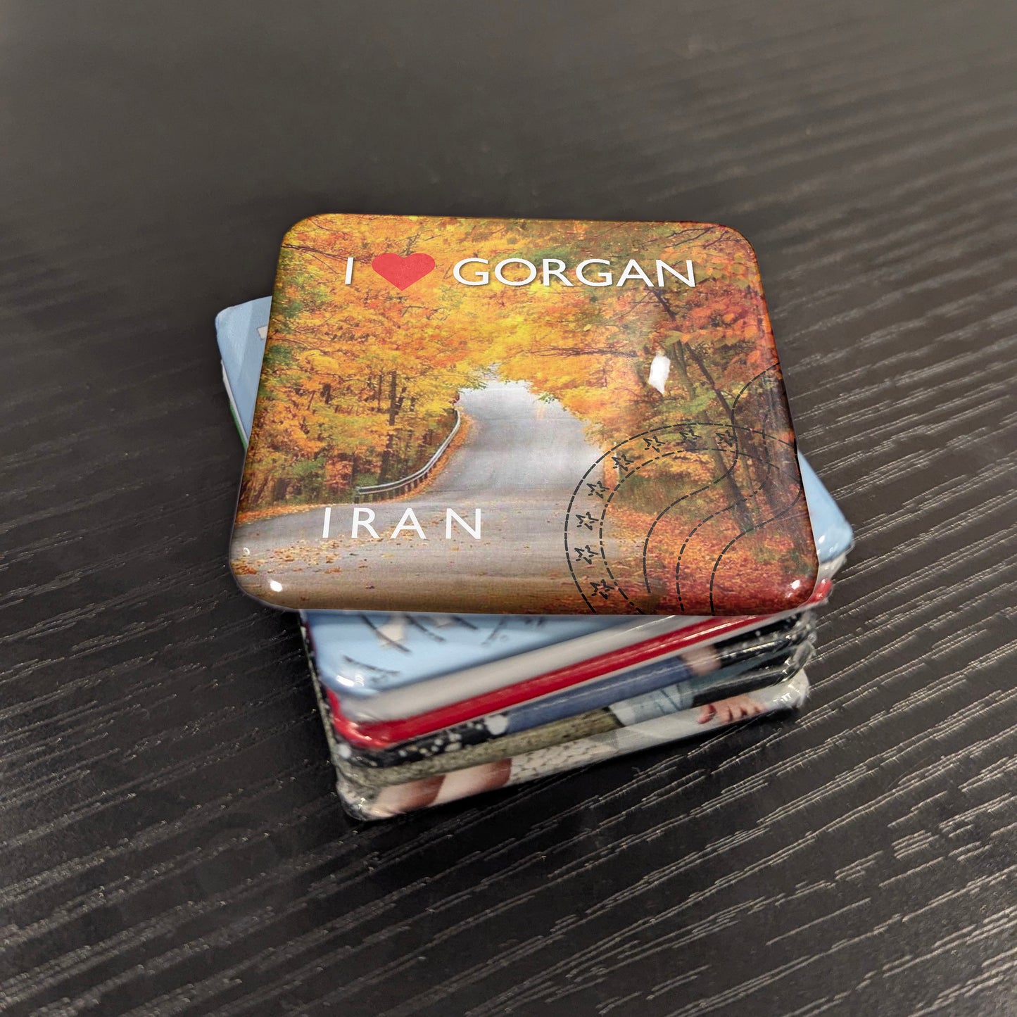 Imán para nevera "Amo a Gorgan"