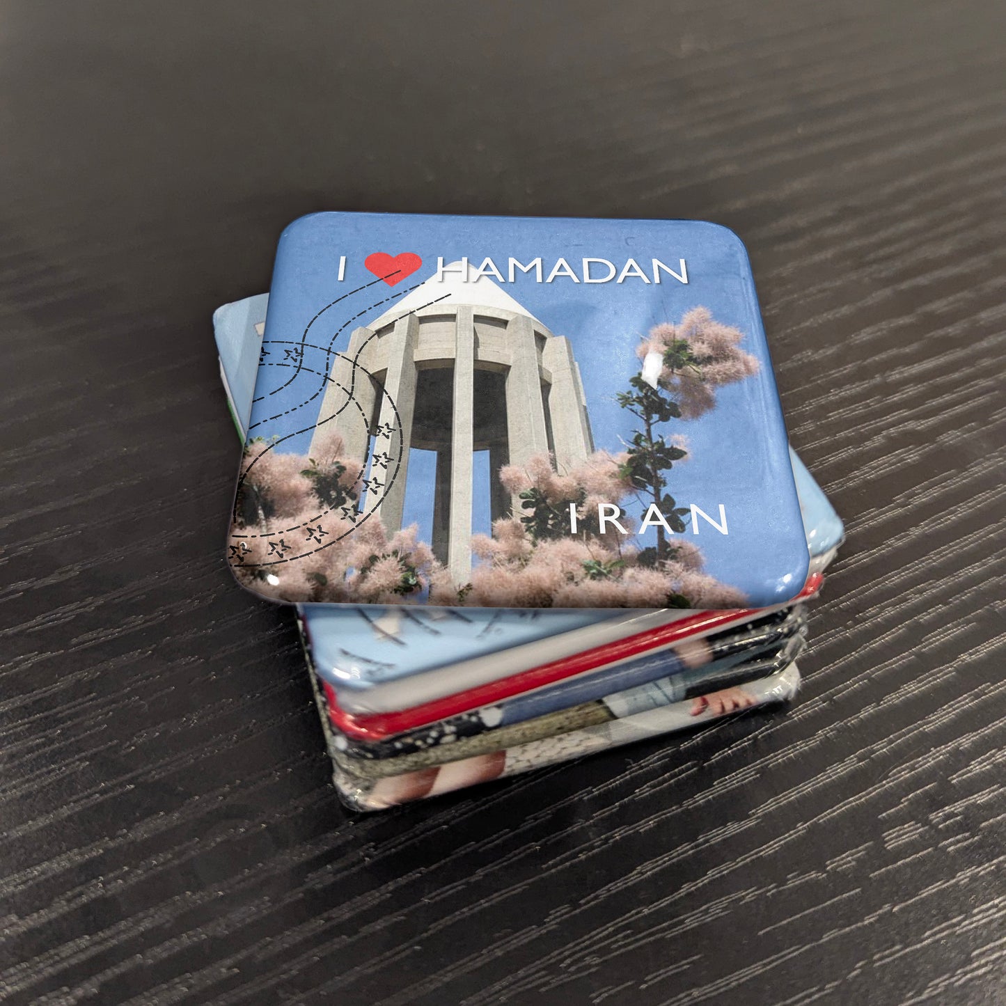 Imán para nevera "Me encanta Hamedan"