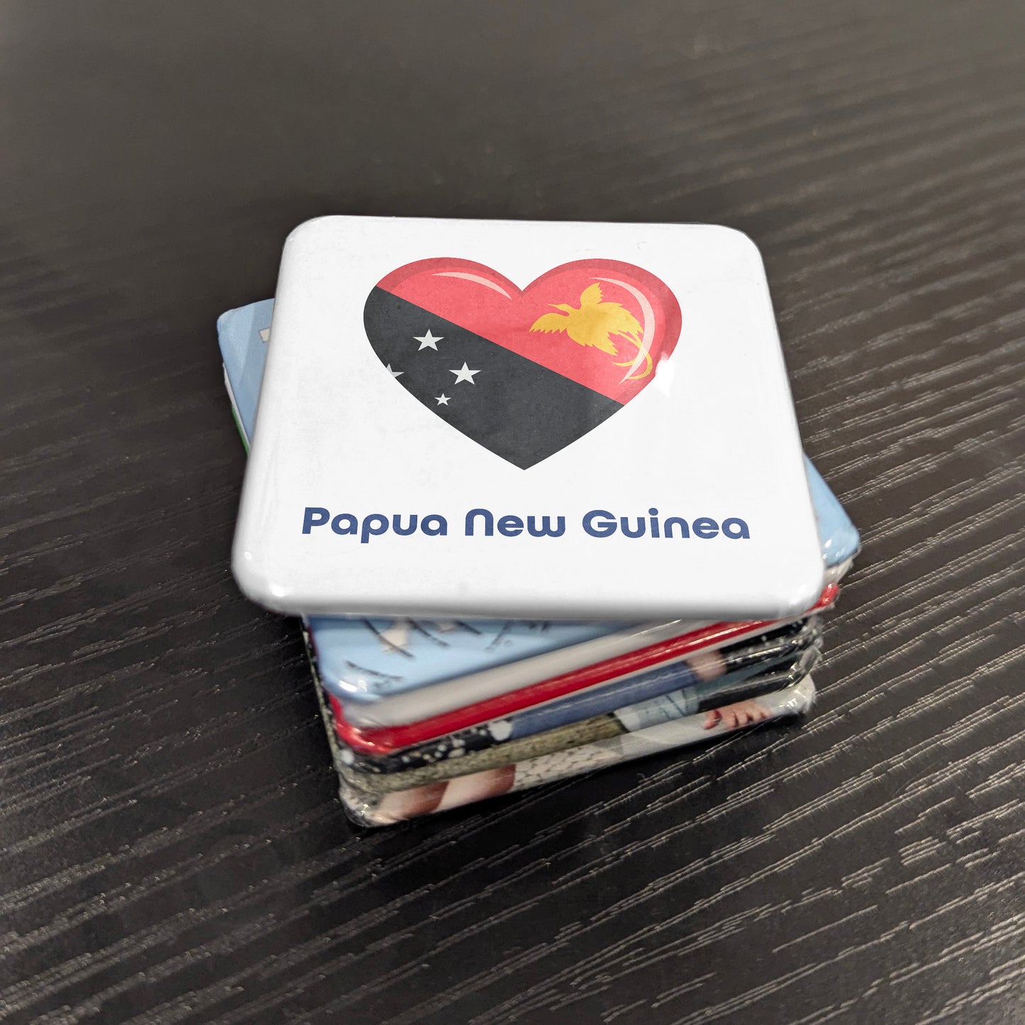 Papua New Guinea Flag Fridge Magnet - PhiloPerse