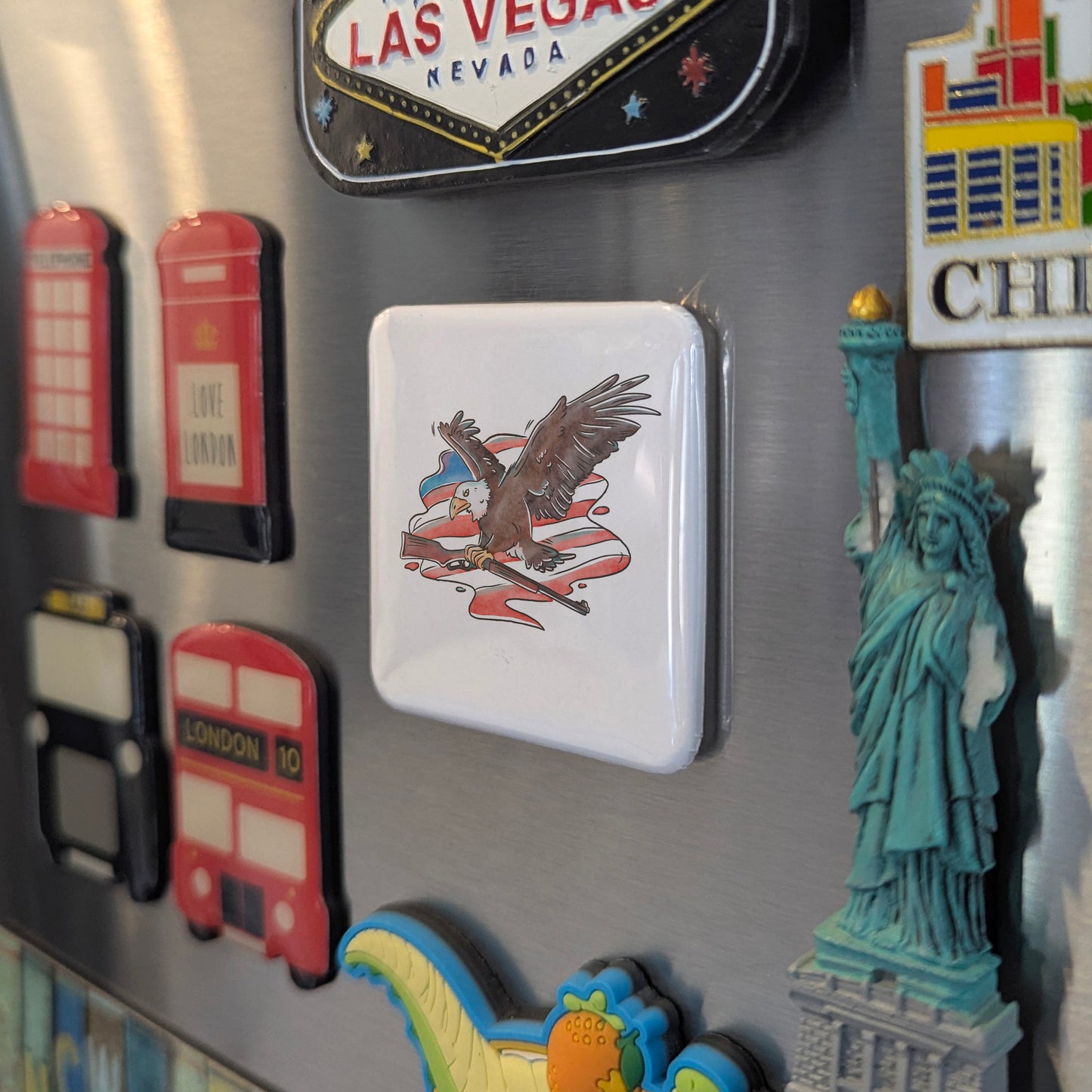 Respect Veterans Fridge Magnet - PhiloPerse