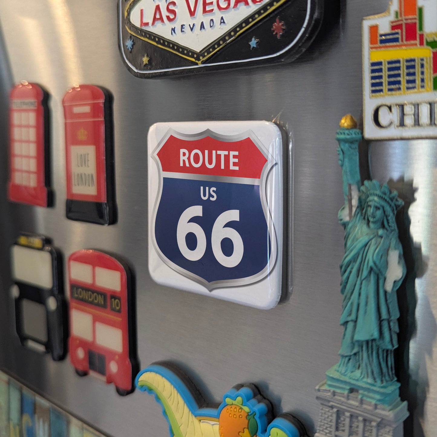 Route 66 Fridge Magnet