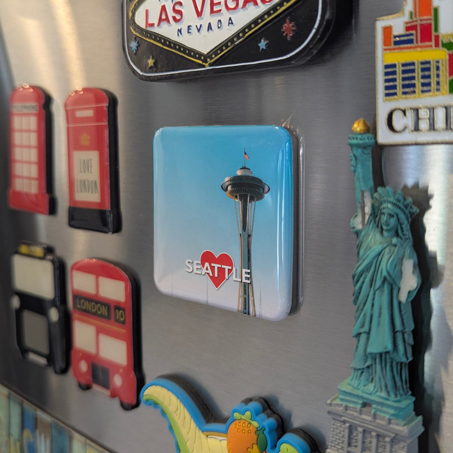 Seattle View Fridge Magnet - PhiloPerse