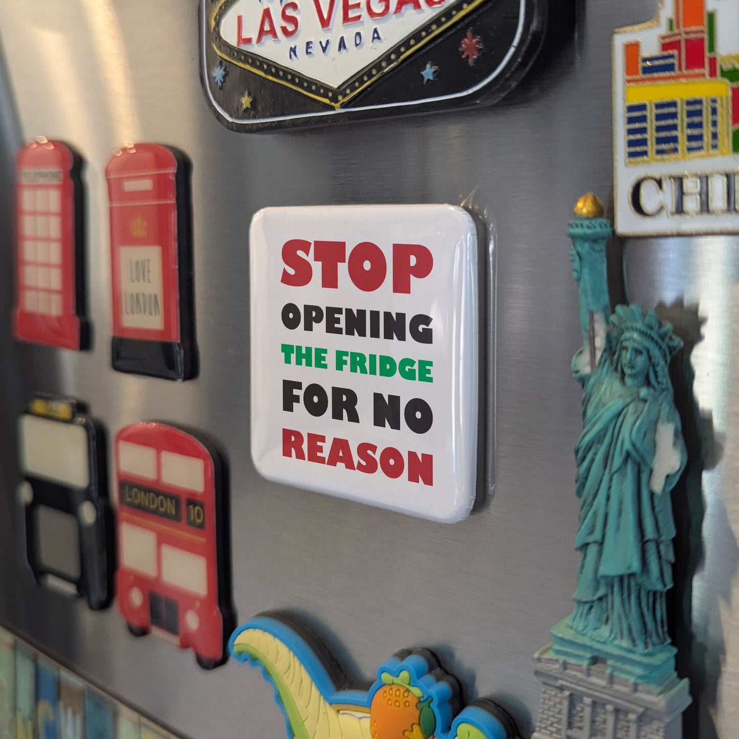 Stop Opening the Fridge for No Reason Fridge Magnet - PhiloPerse