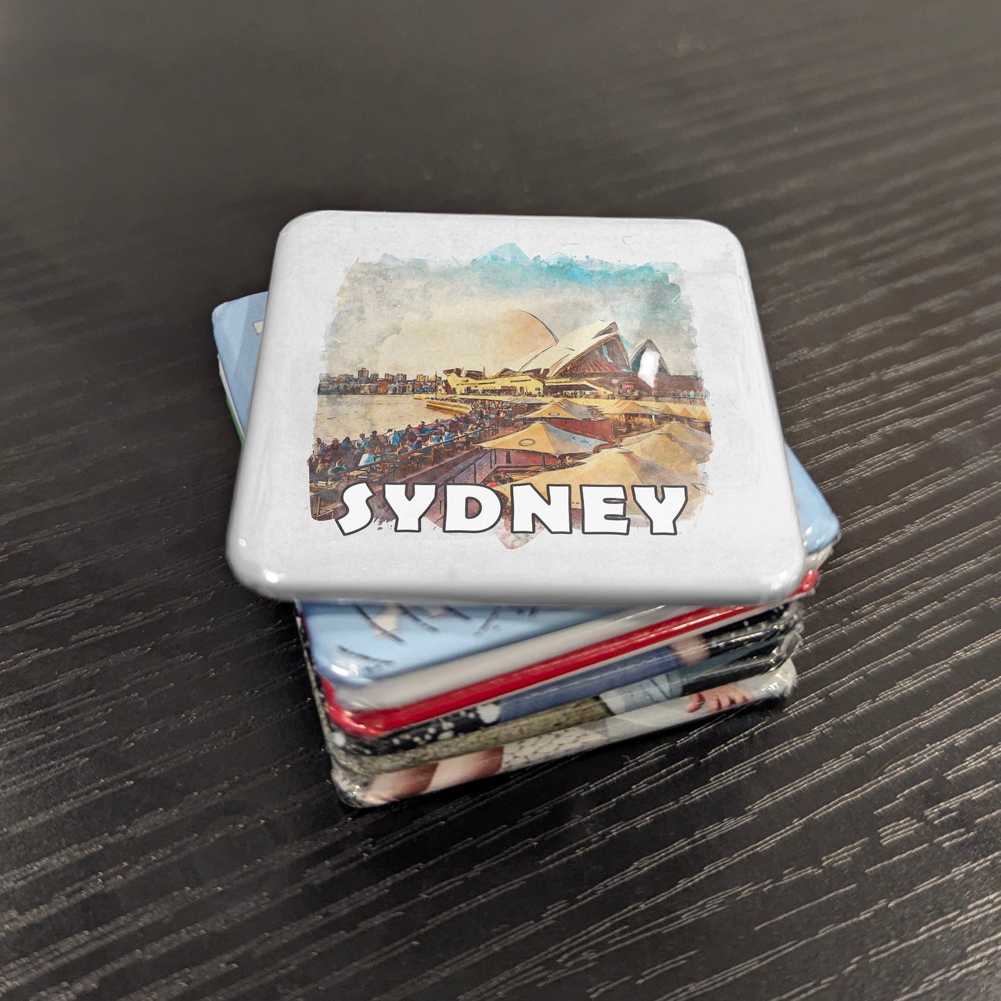 Sydney Australia Watercolor Fridge Magnet - PhiloPerse