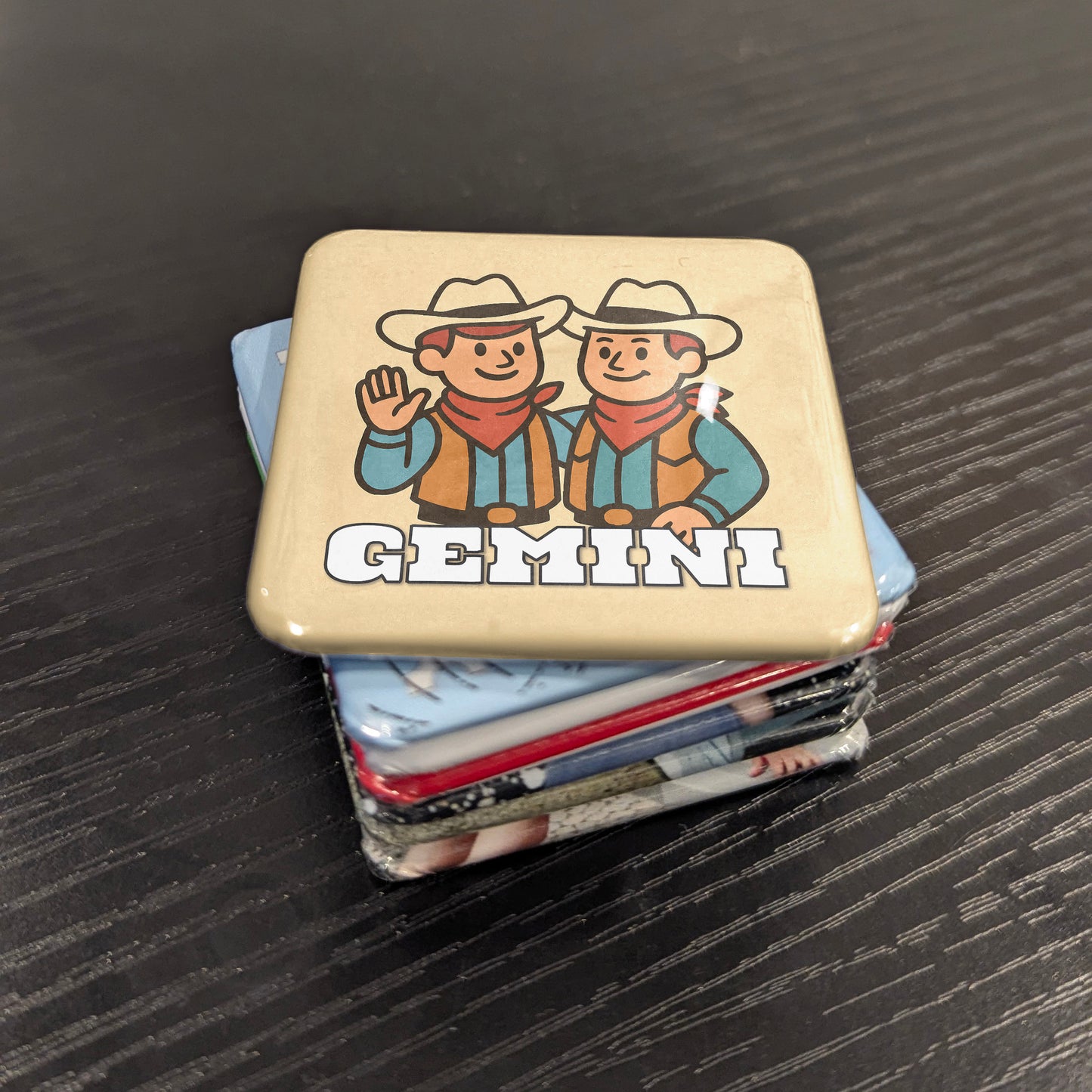 Western Gemini Zodiac Fridge Magnet - PhiloPerse