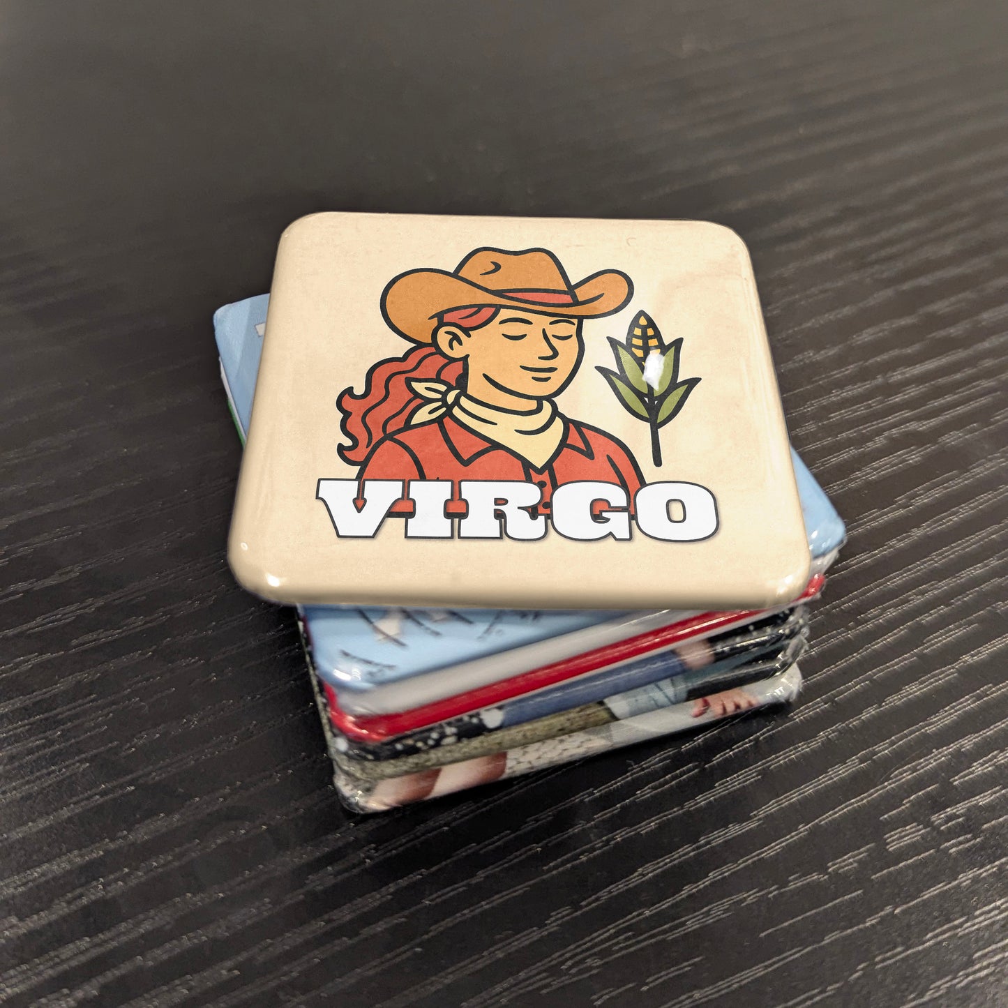 Western Virgo Zodiac Fridge Magnet - PhiloPerse