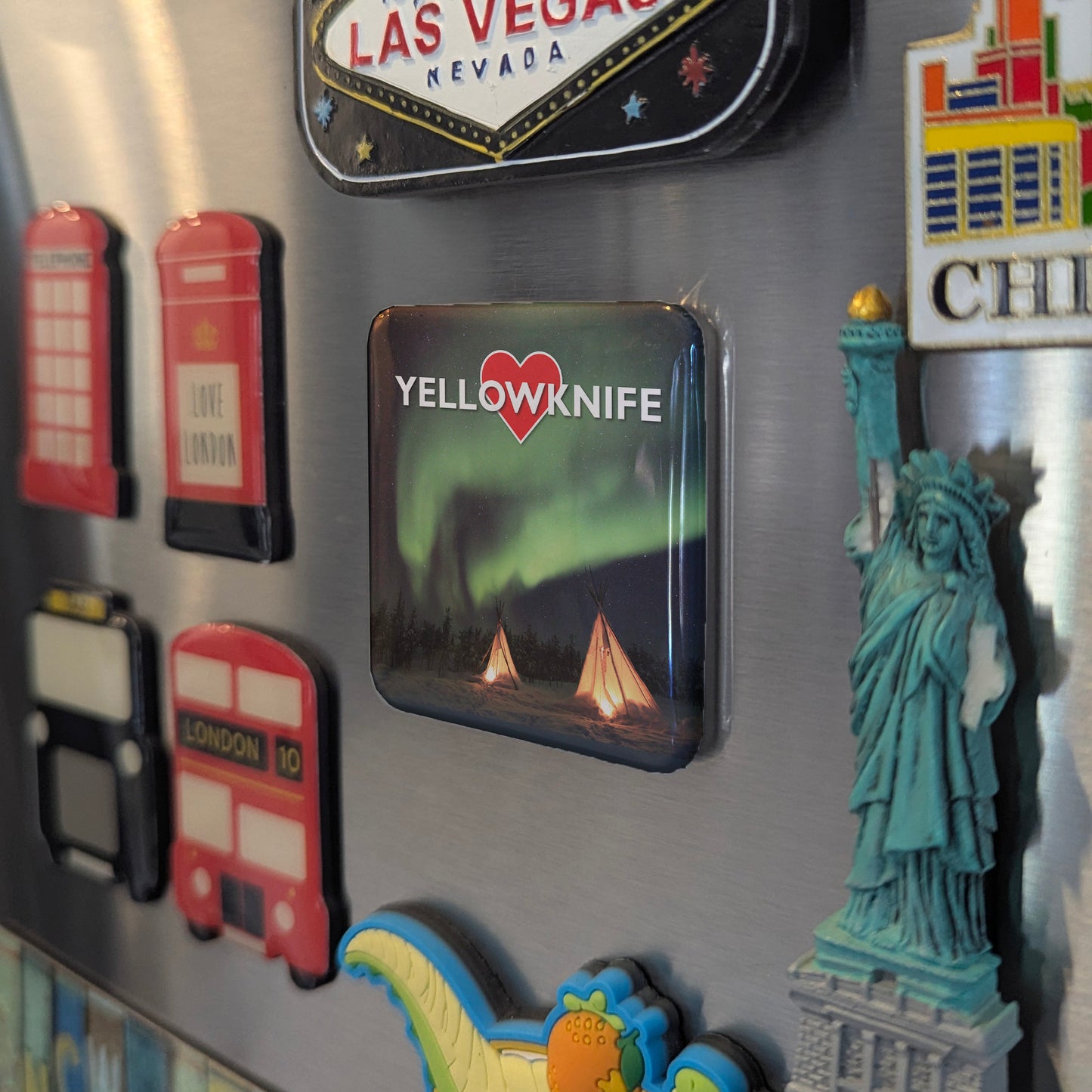 Yellowknife Fridge Magnet - PhiloPerse