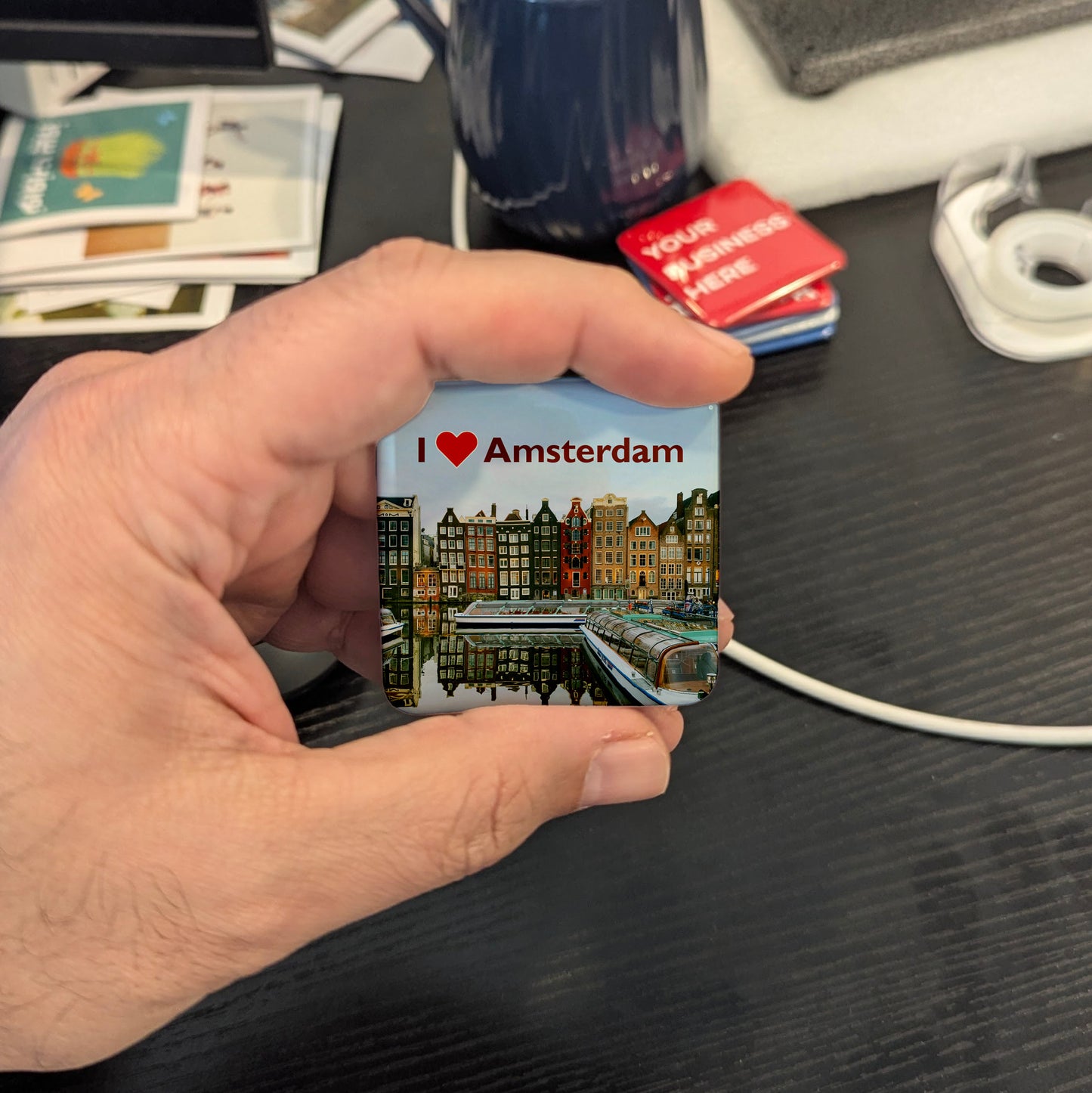 I Love Amsterdam Fridge Magnet - PhiloPerse