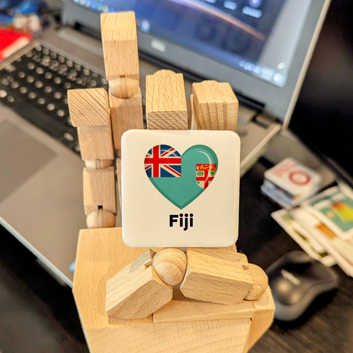 Fiji Flag Fridge Magnet - PhiloPerse