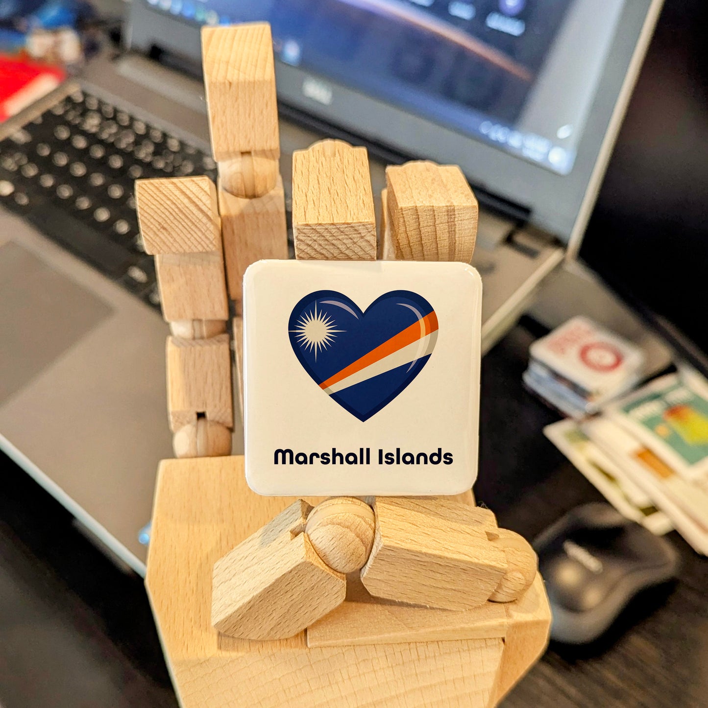 Marshall Islands Flag Fridge Magnet - PhiloPerse