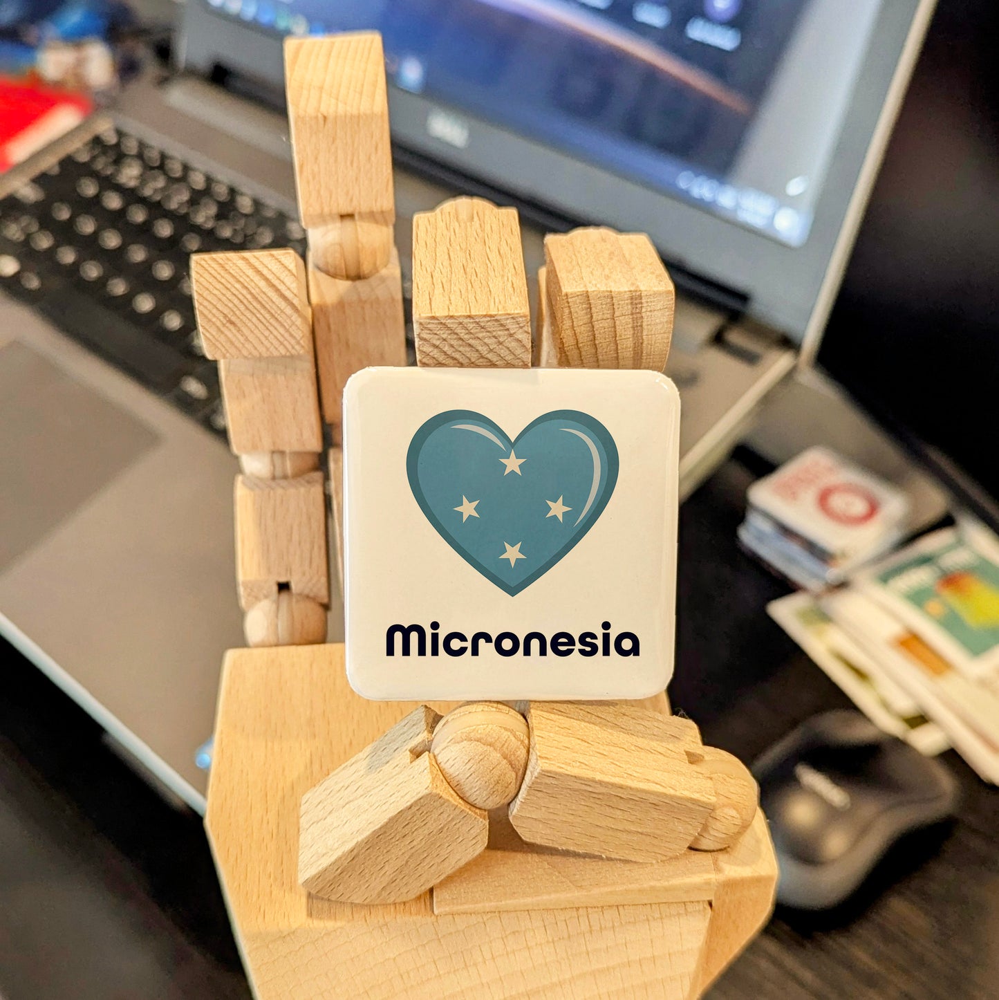 Micronesia Flag Fridge Magnet - PhiloPerse