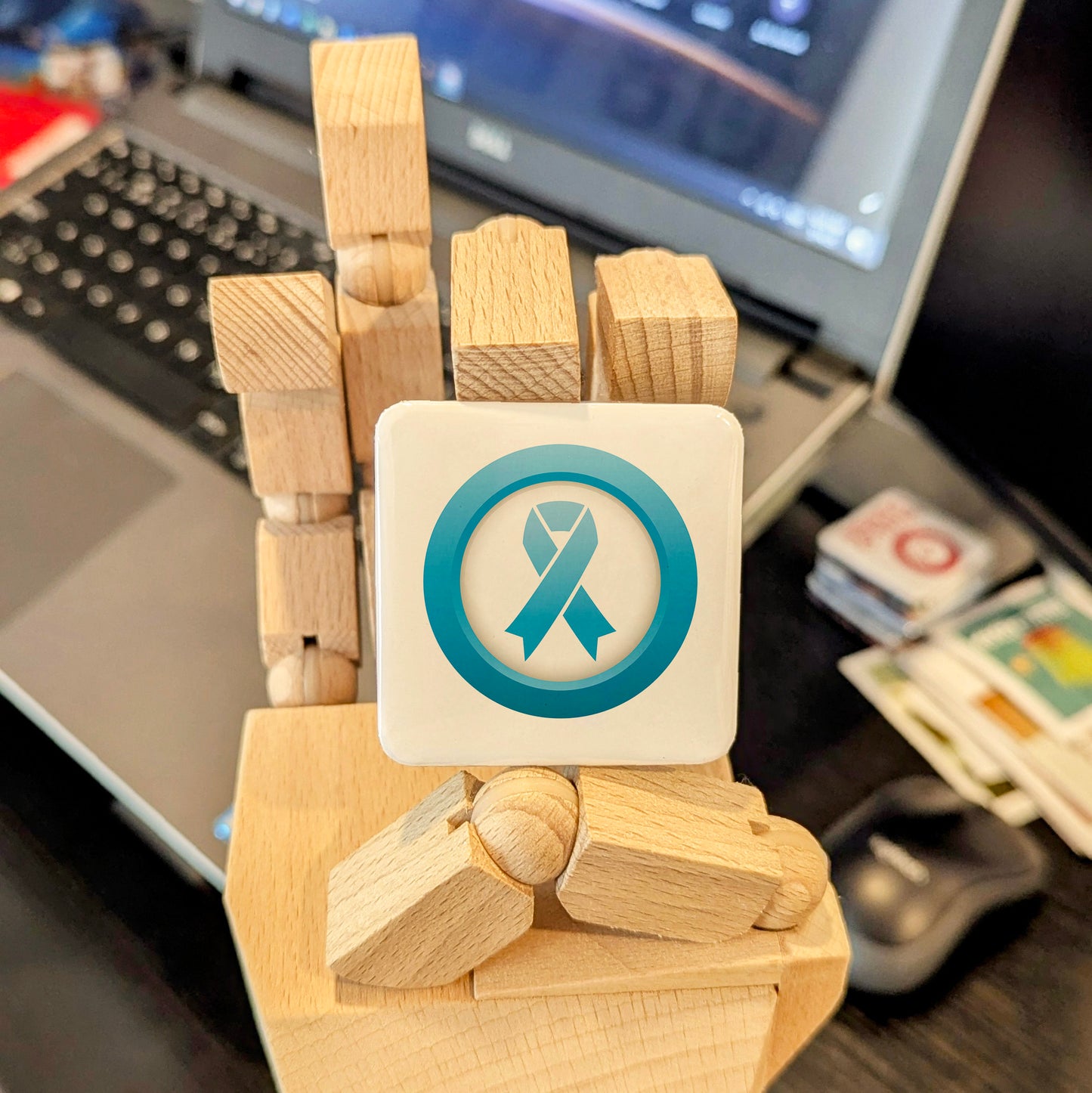 Prostate Cancer Awareness Fridge Magnet - PhiloPerse