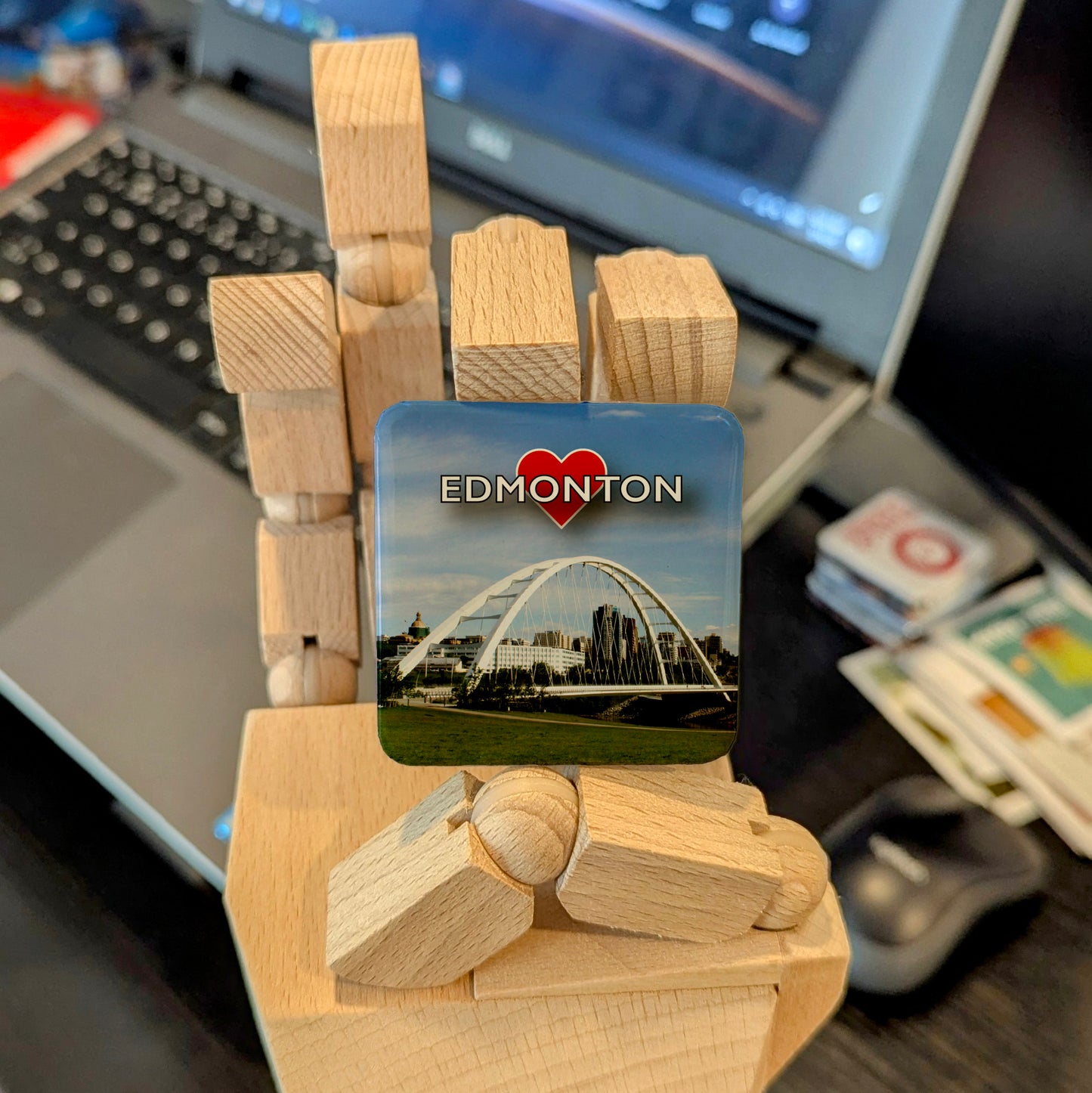 Edmonton Bridge Fridge Magnet - PhiloPerse