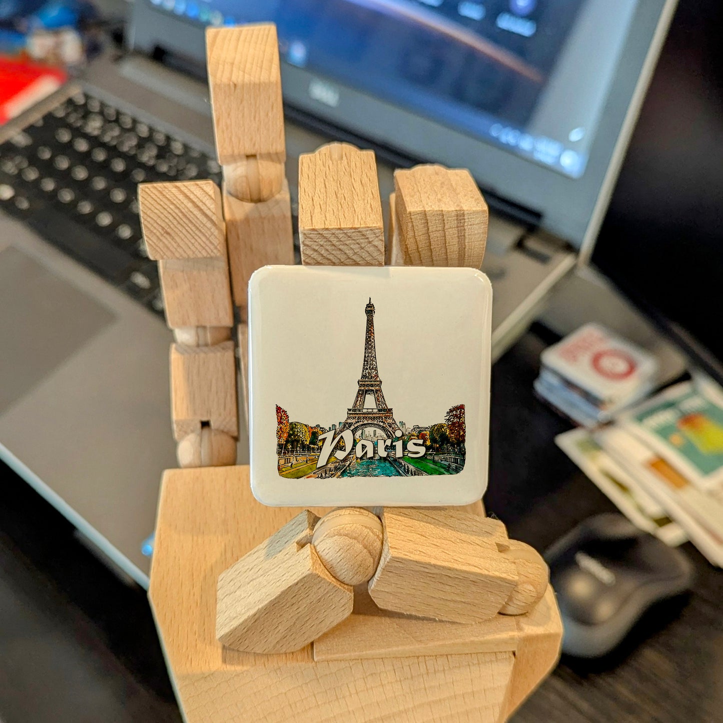 Eiffel Tower in Paris Fridge Magnet - PhiloPerse