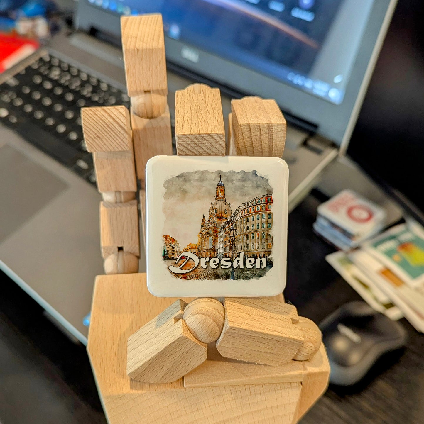 Frauenkirche in Dresden Germany Fridge Magnet - PhiloPerse