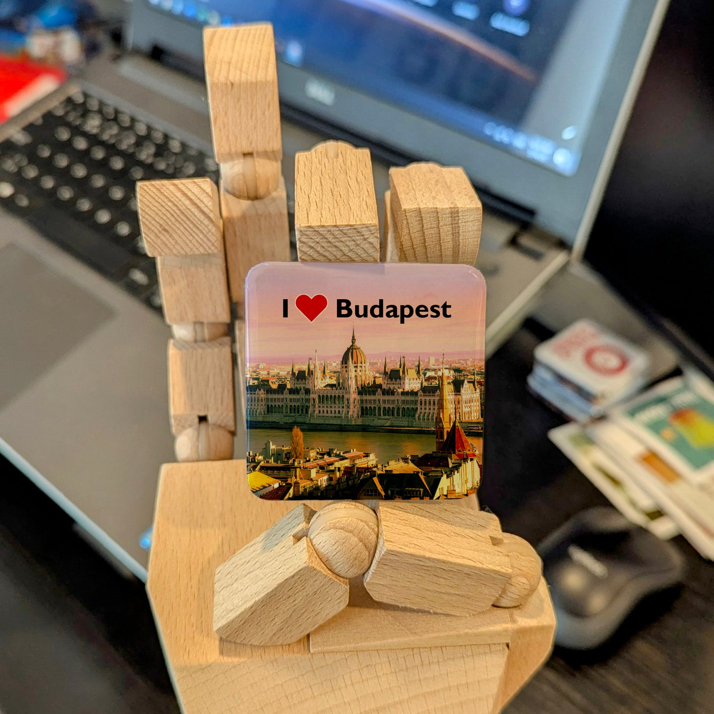 I Love Budapest Fridge Magnet - PhiloPerse