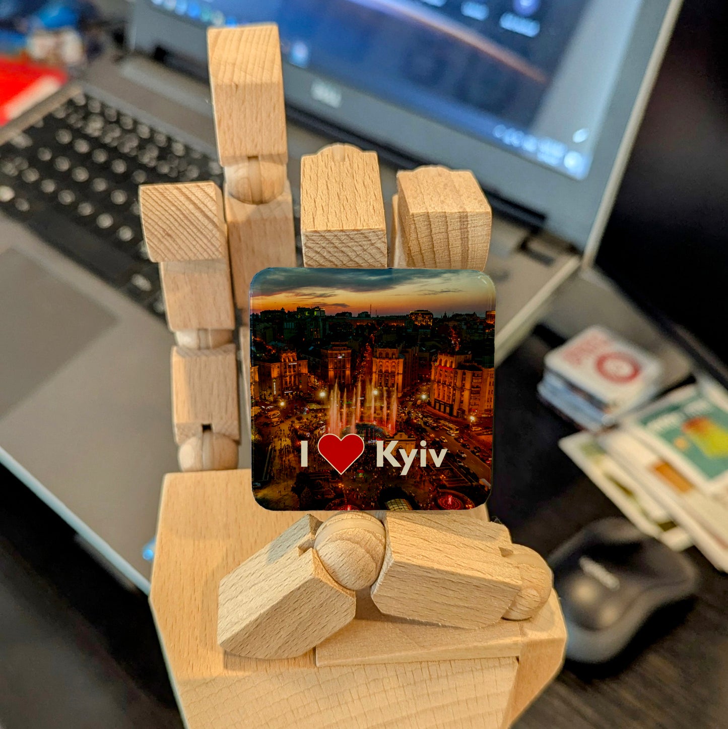 I Love Kyiv Fridge Magnet - PhiloPerse